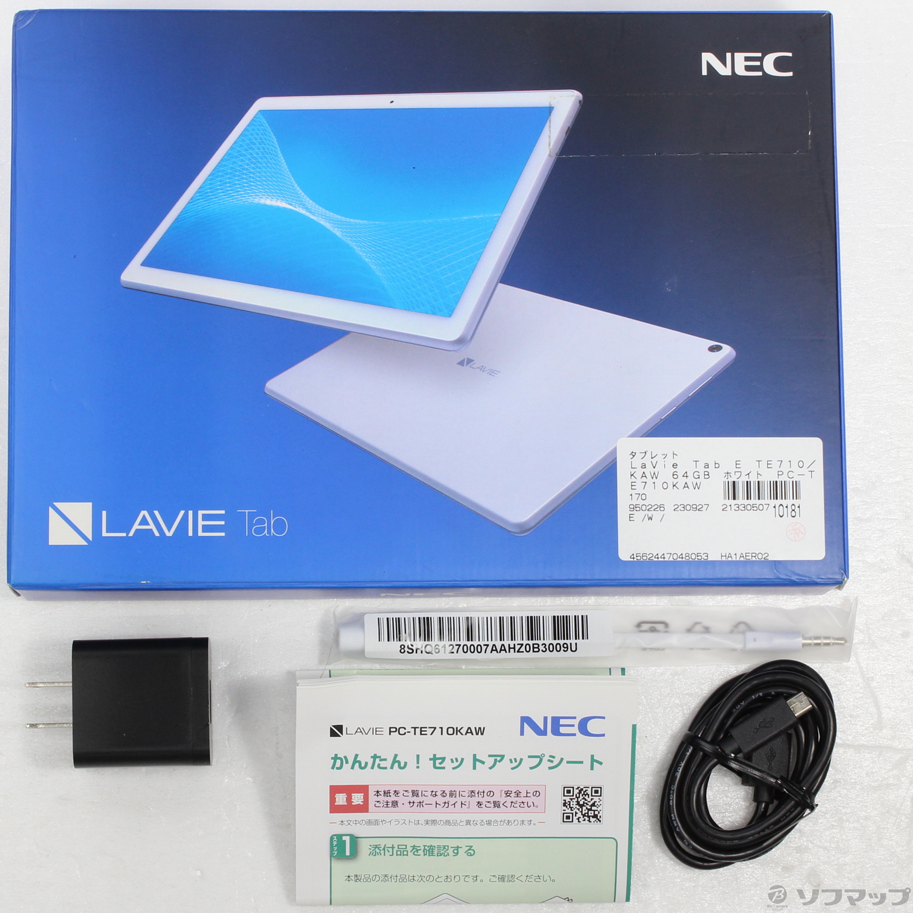 NEC PC-TE710KAW ホワイト LAVIE Tab E 10.1型 …-