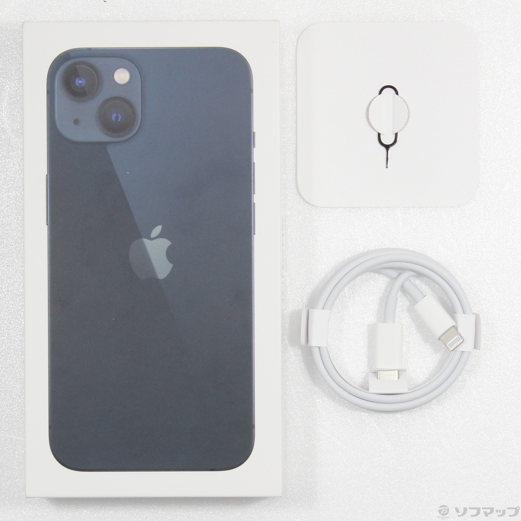 中古】iPhone13 256GB ミッドナイト MLNH3J／A SIMフリー 
