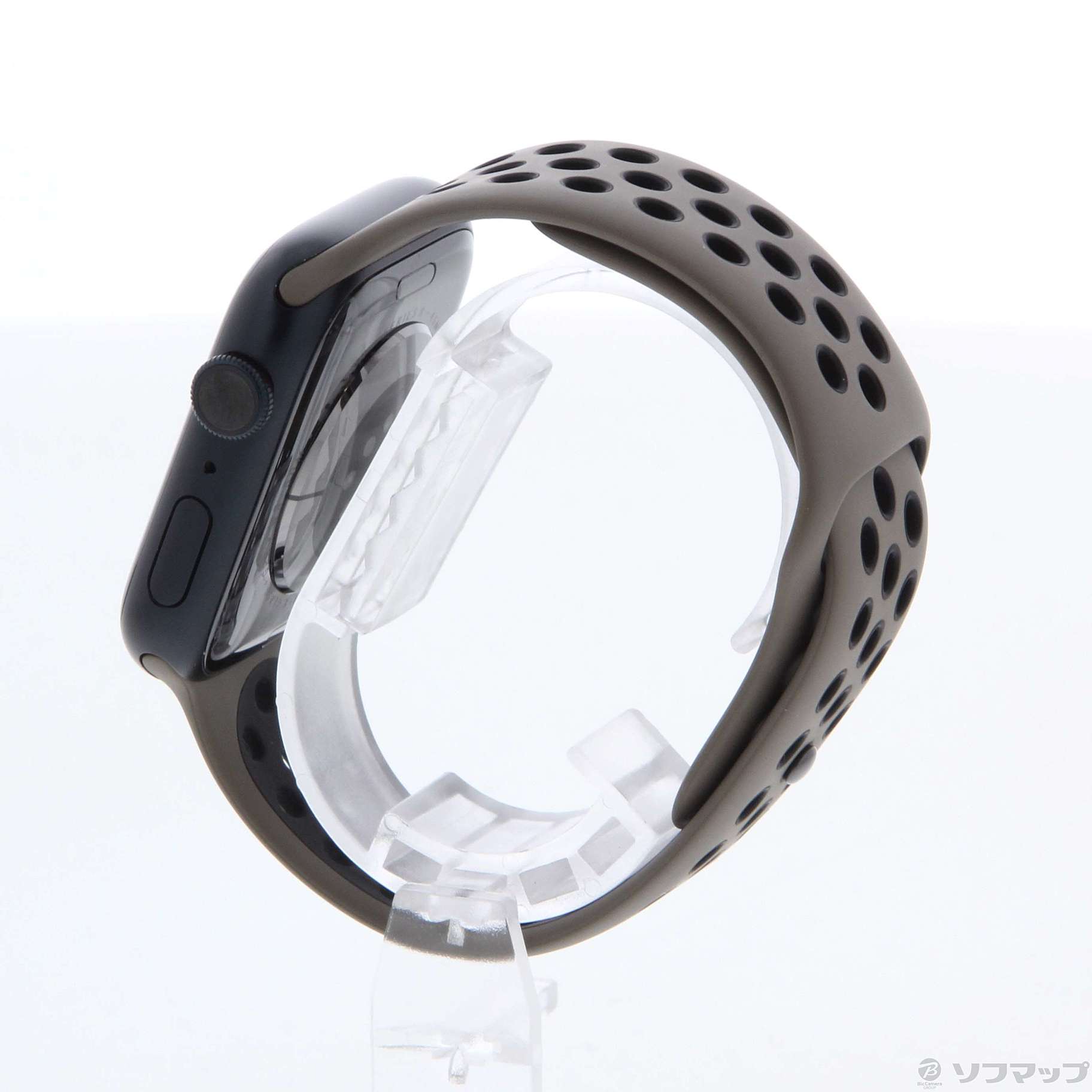 Apple Watch Series 8 GPS 45mm ミッドナイトアルミニウムケース オリーブグレー／ブラックNikeスポーツバンド