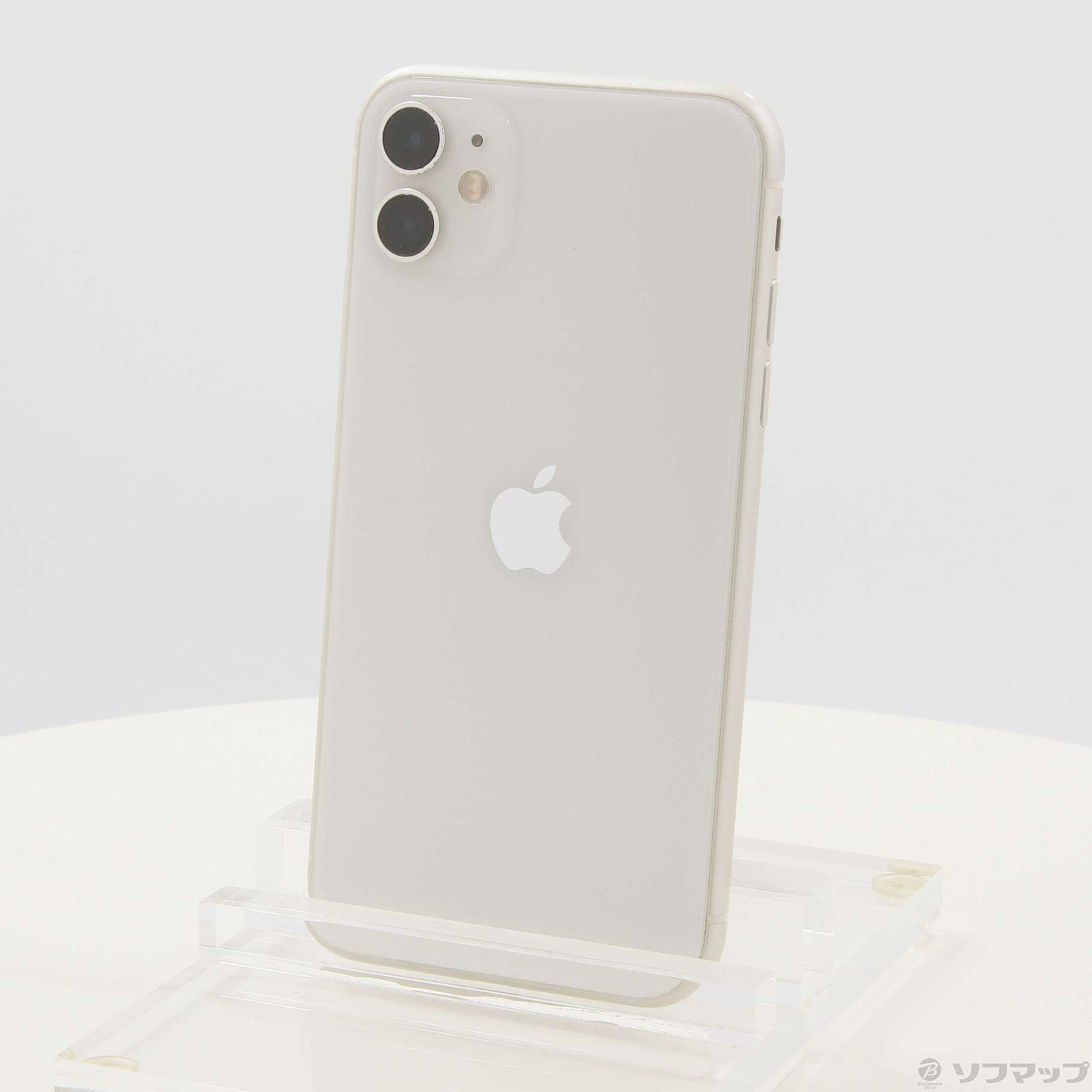 中古】iPhone11 64GB ホワイト MWLU2J／A SIMフリー [2133050716688