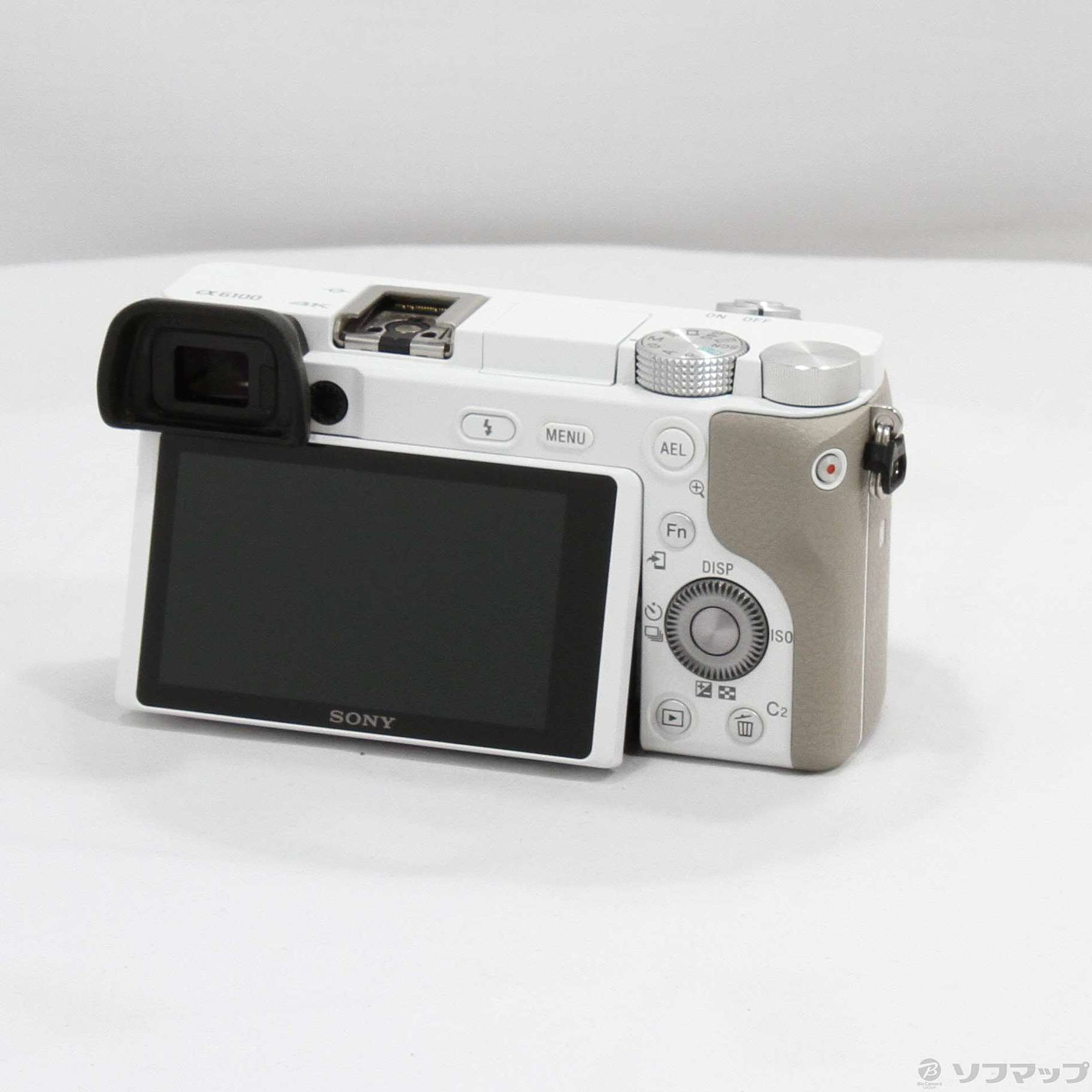 中古】ミラーレス一眼カメラ α6100 ILCE-6100 W ホワイト ボディ単体