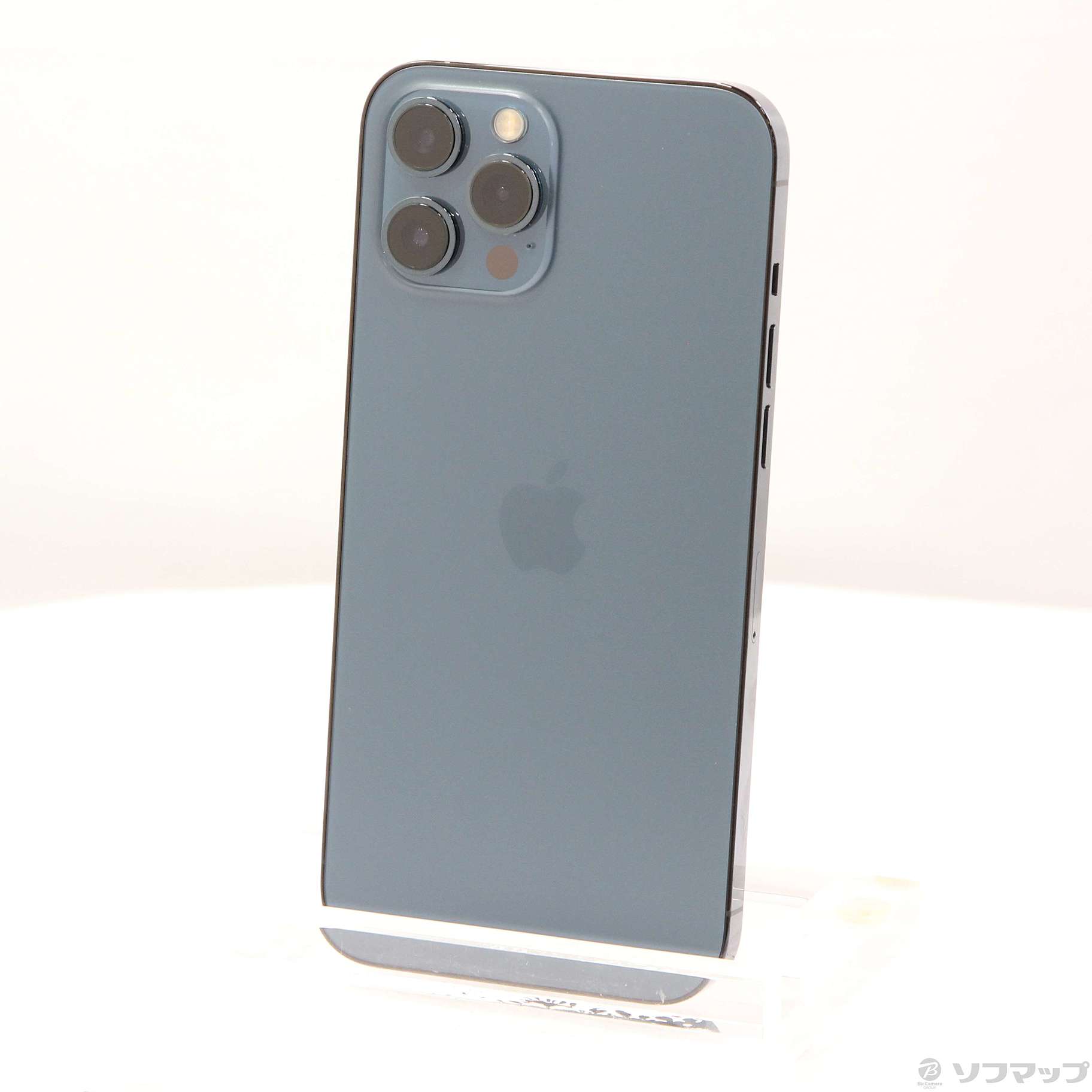 【ケース付】iPhone 12 Pro Max／パシフィックブルー／128GB