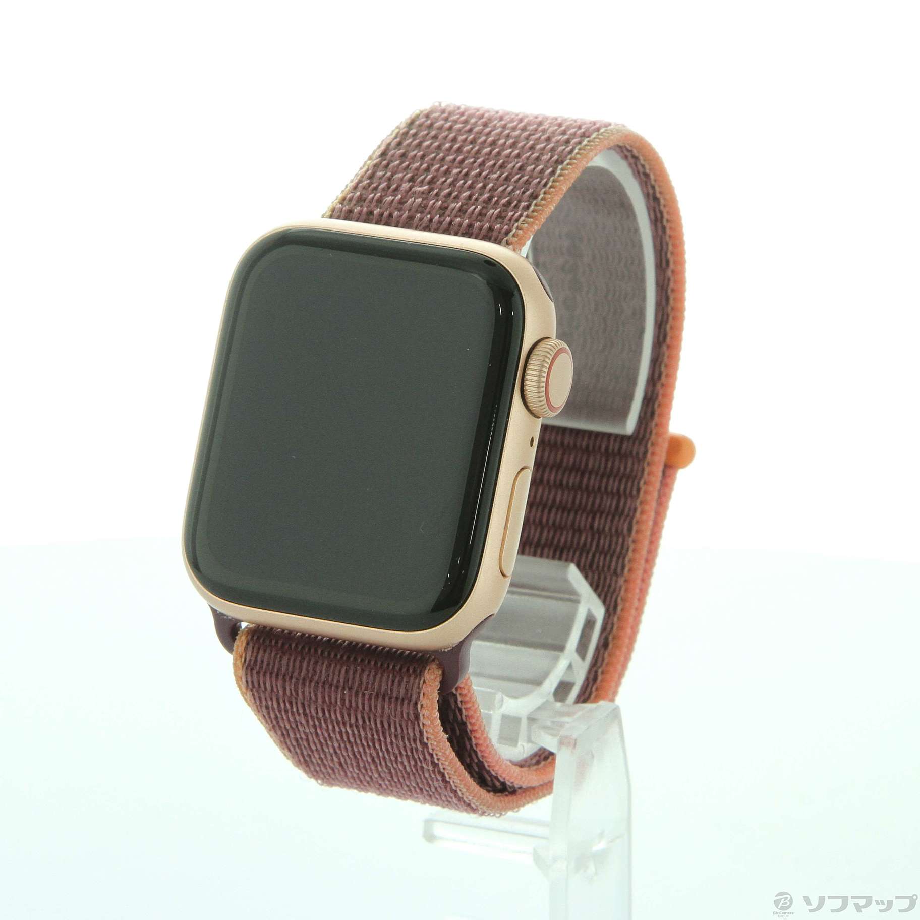 Apple Watch SE 第1世代 GPS + Cellular 40mm ゴールドアルミニウムケース プラムスポーツループ