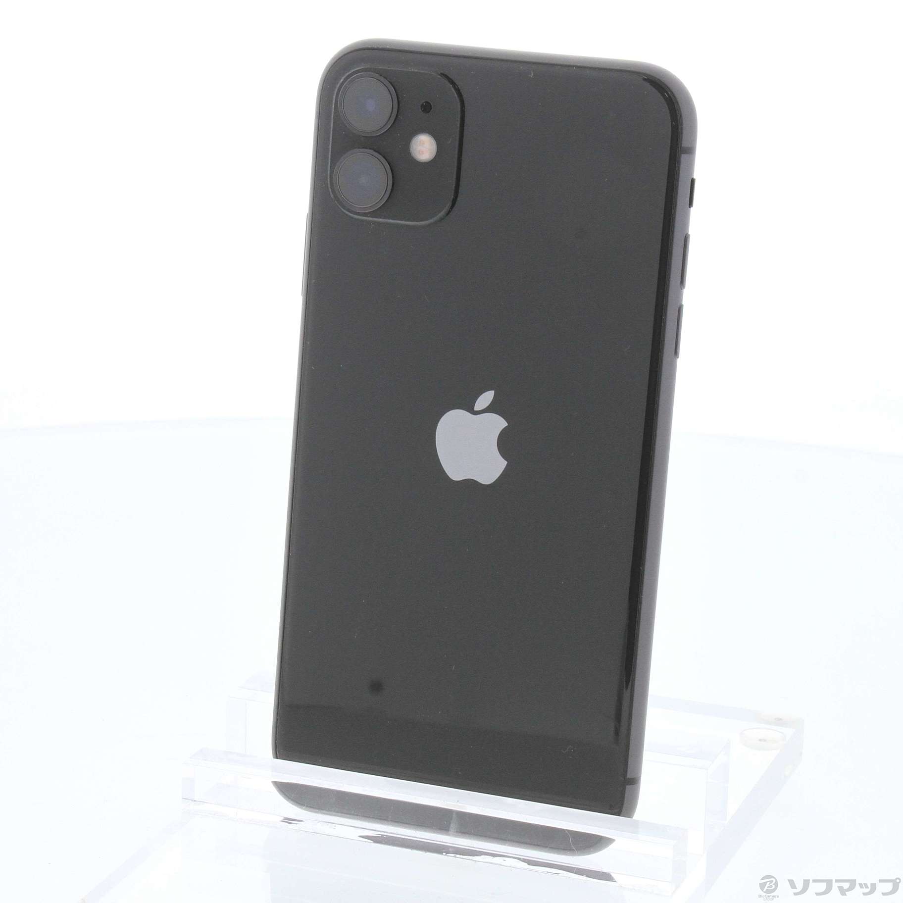 中古】iPhone11 64GB ブラック MWLT2J／A SIMフリー [2133050732008
