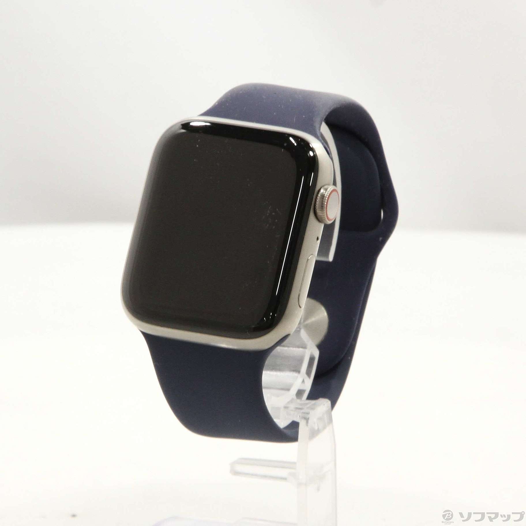 Apple Watch Series 5 GPS + Cellular 44mm チタニウムケース ミッドナイトスポーツバンド