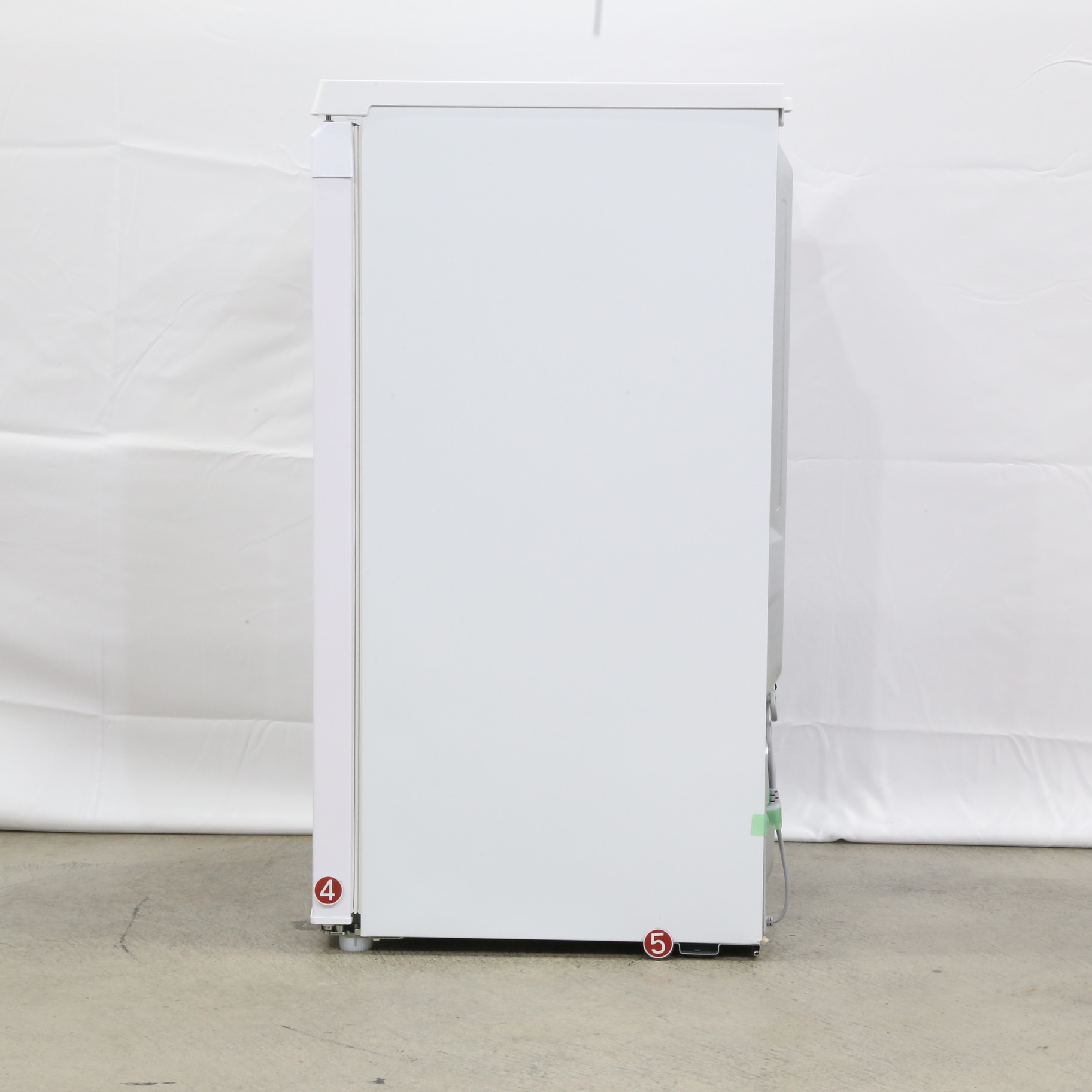 中古】〔展示品〕 冷凍庫 ホワイト JF-NU102D-W ［102L ／1ドア ／右 
