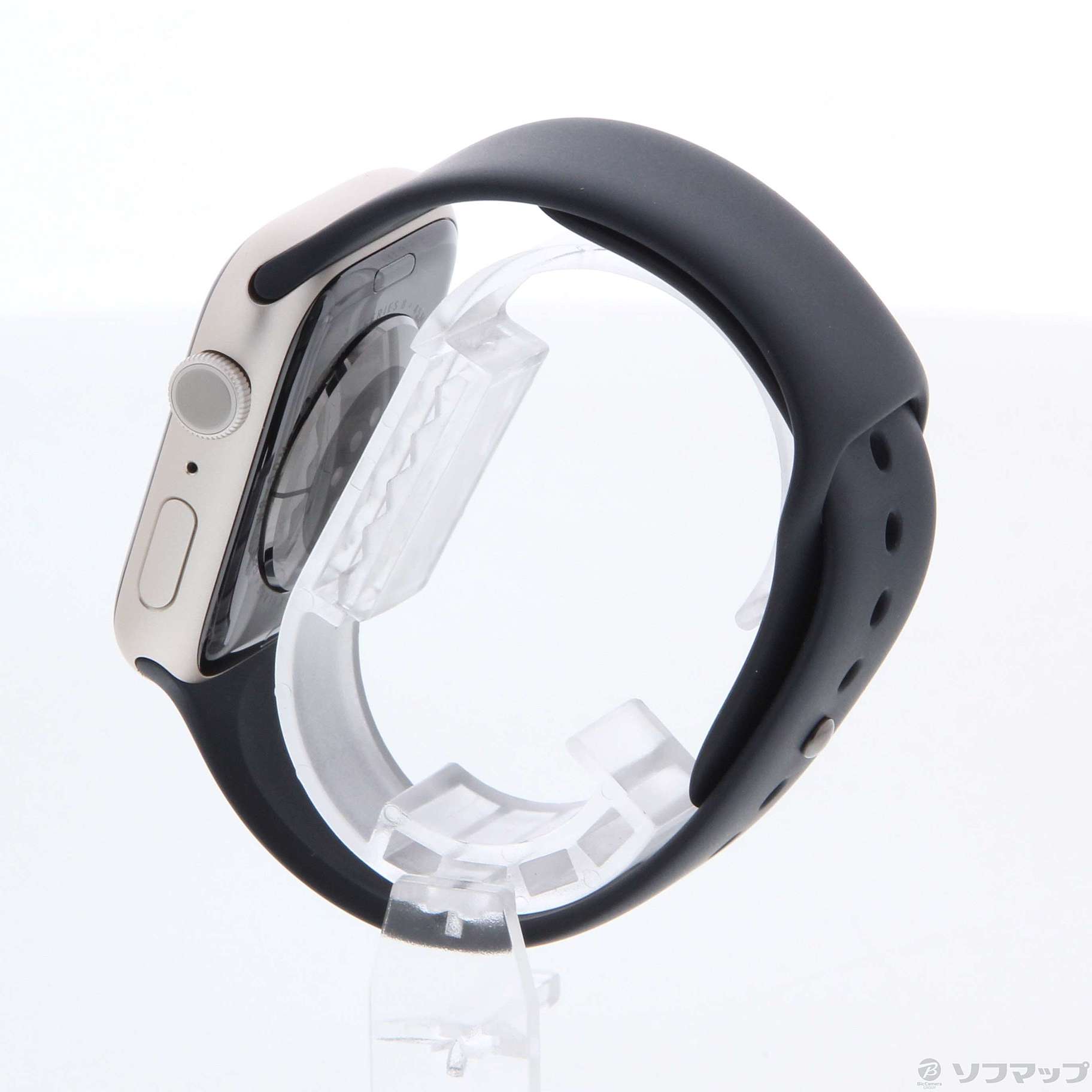 Apple Watch Series 8 GPS 45mm スターライトアルミニウムケース ミッドナイトスポーツバンド