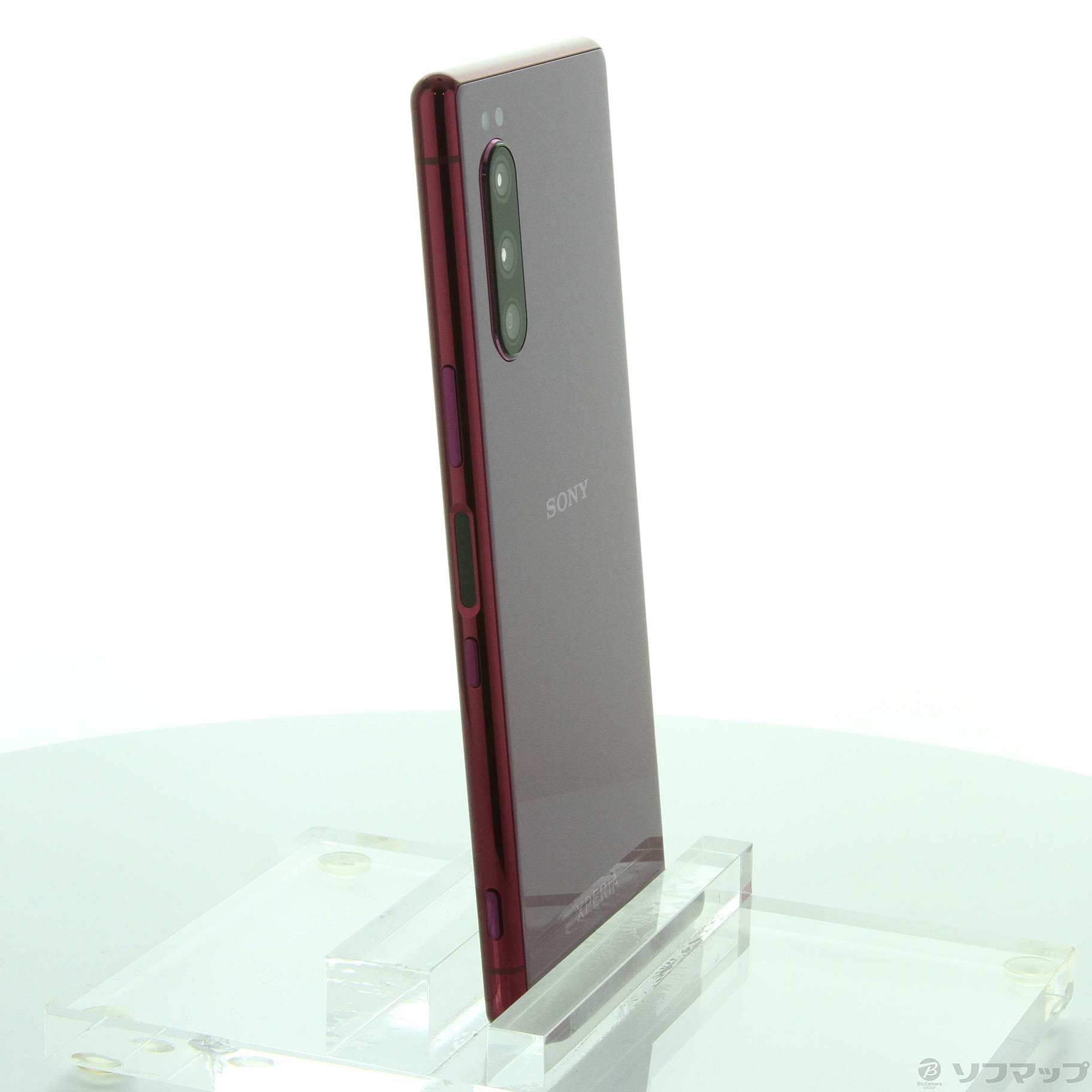 中古】Xperia 5 64GB レッド SOV41 auロック解除SIMフリー