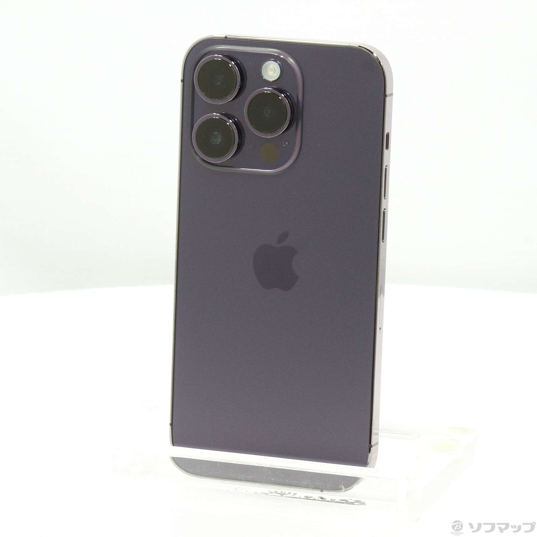 中古】iPhone14 Pro 128GB ディープパープル MQ0F3J／A SIM