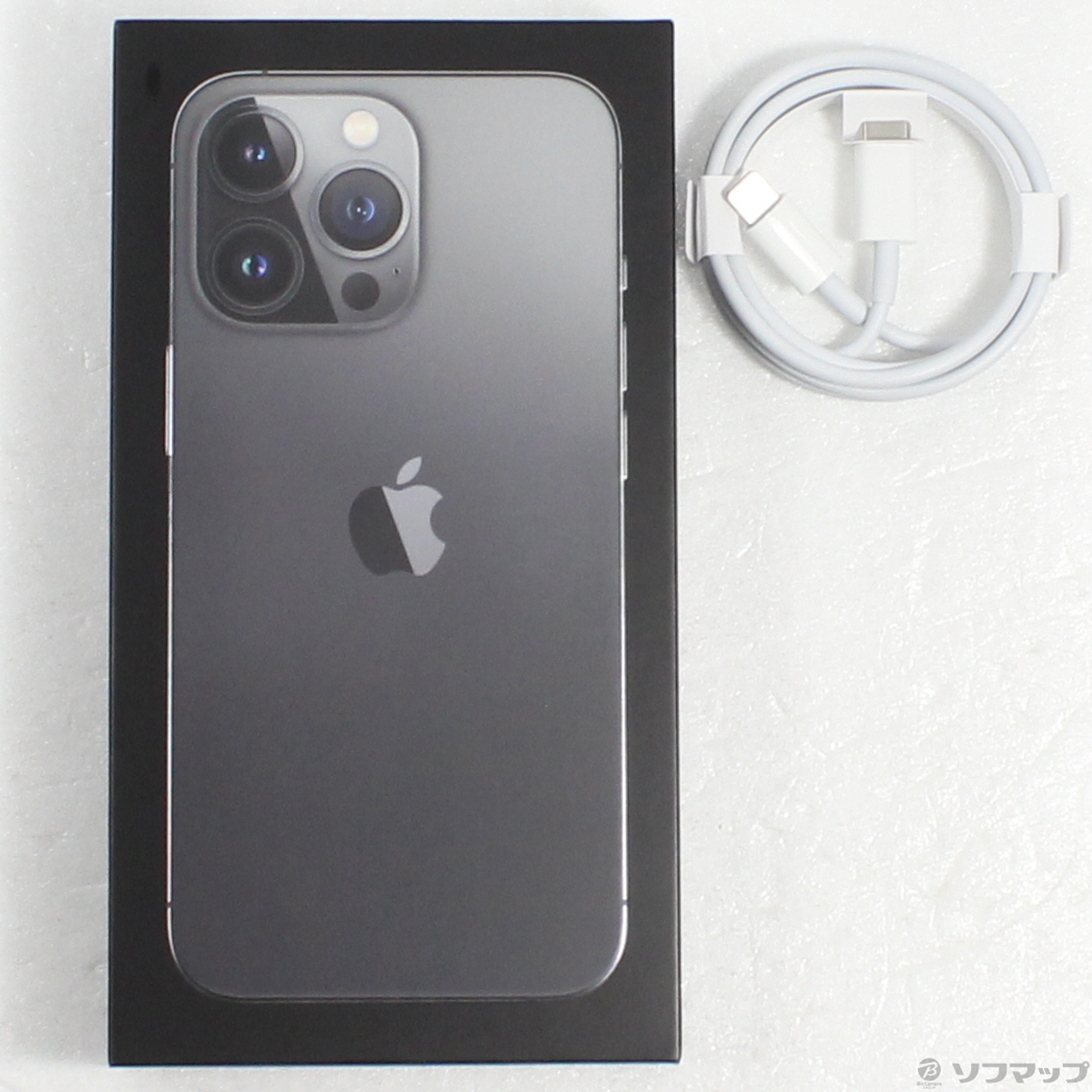 中古】iPhone13 Pro 128GB グラファイト MLUE3J／A SIMフリー