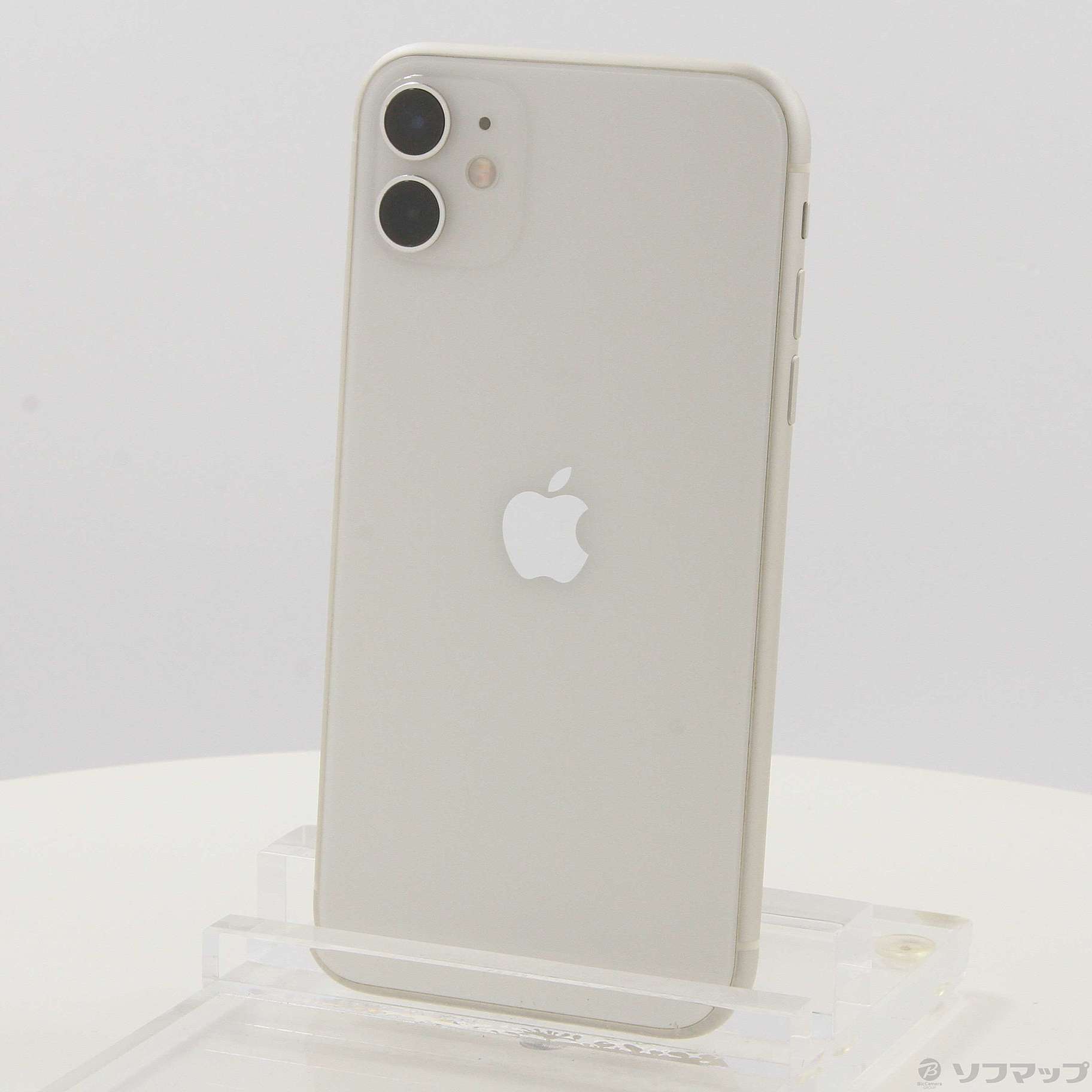 中古】iPhone11 64GB ホワイト MWLU2J／A SIMフリー [2133050771786