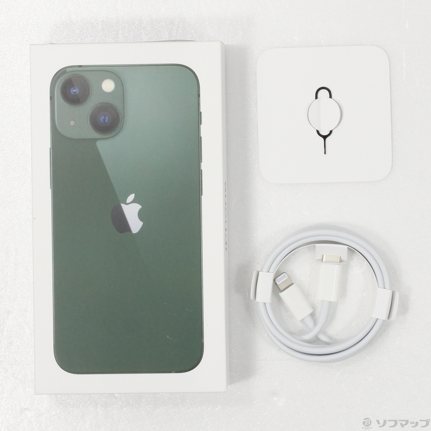 中古】iPhone13 mini 256GB グリーン MNFD3J／A SIMフリー