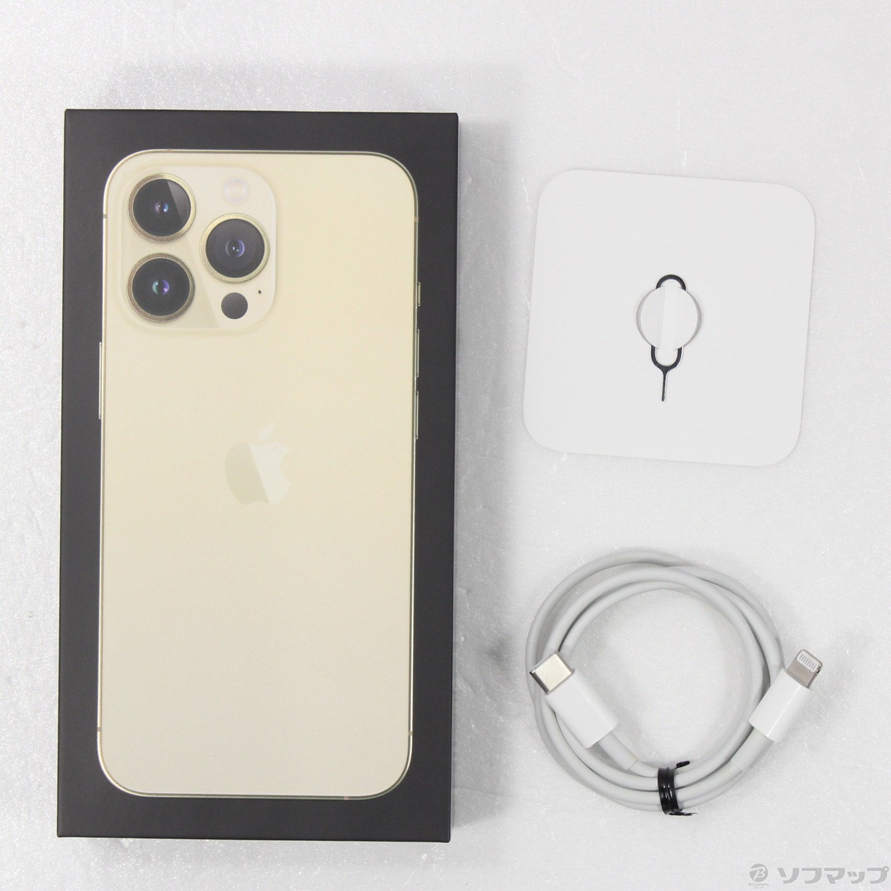 中古】iPhone13 Pro 256GB ゴールド MLUQ3J／A SIMフリー