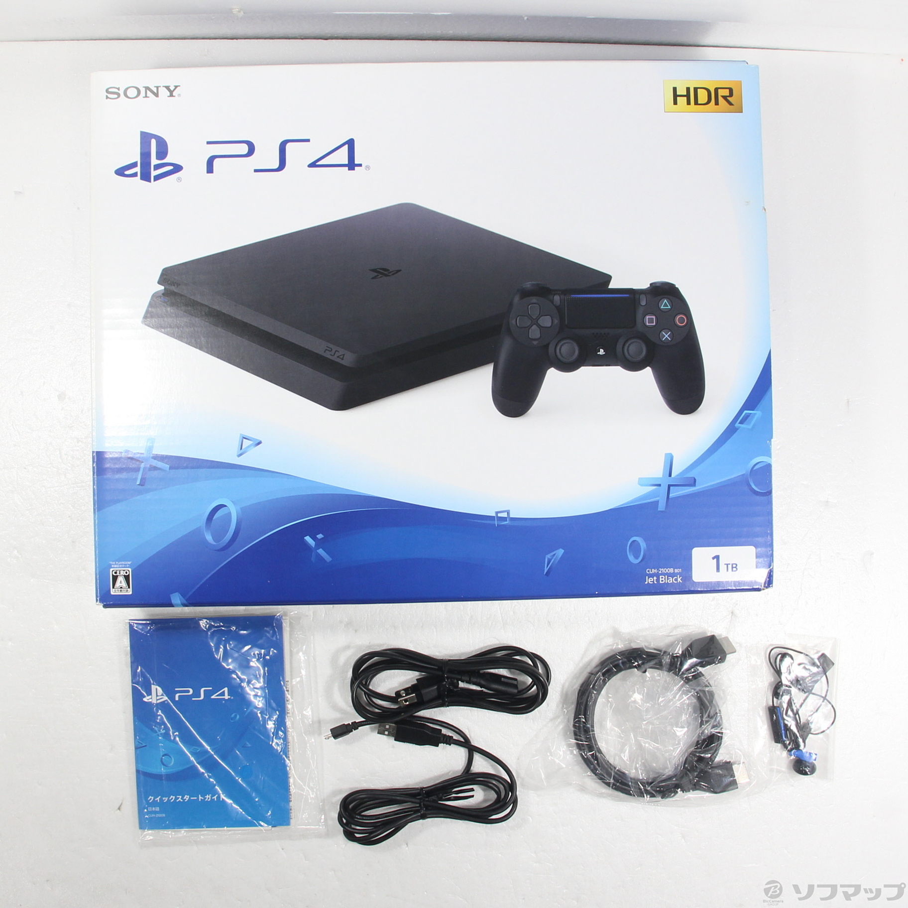 中古品〕 PlayStation 4 ジェット・ブラック 1TB｜の通販はアキバ