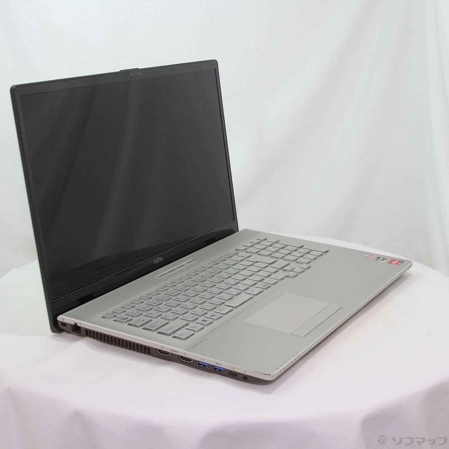 中古】LIFEBOOK NH77／H1 FMVN77H1G シャンパンゴールド ［AMD Ryzen 7