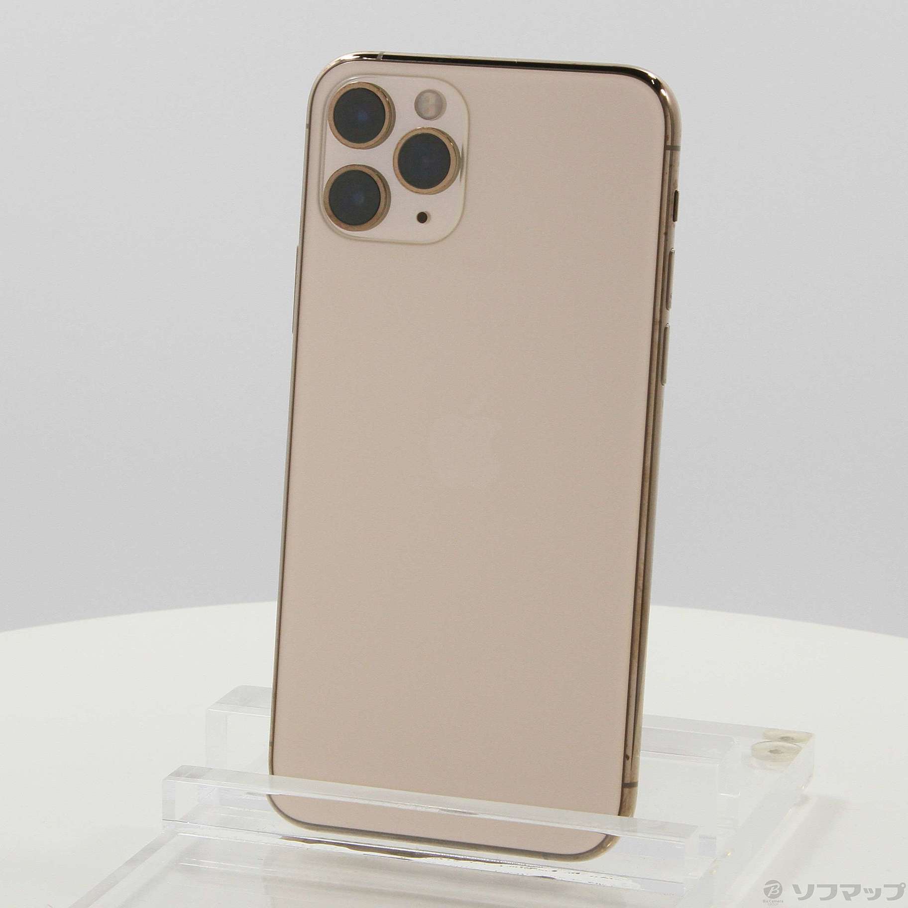 (中古)Apple iPhone11 Pro 256GB ゴールド MWC92J/A SIMフリー(252-ud)