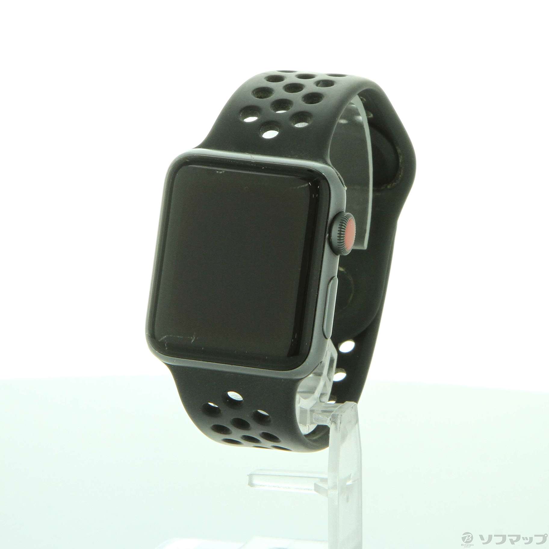 スマホ/家電/カメラApple Watch 3 Nike Cellular 38mm スペースグレイ