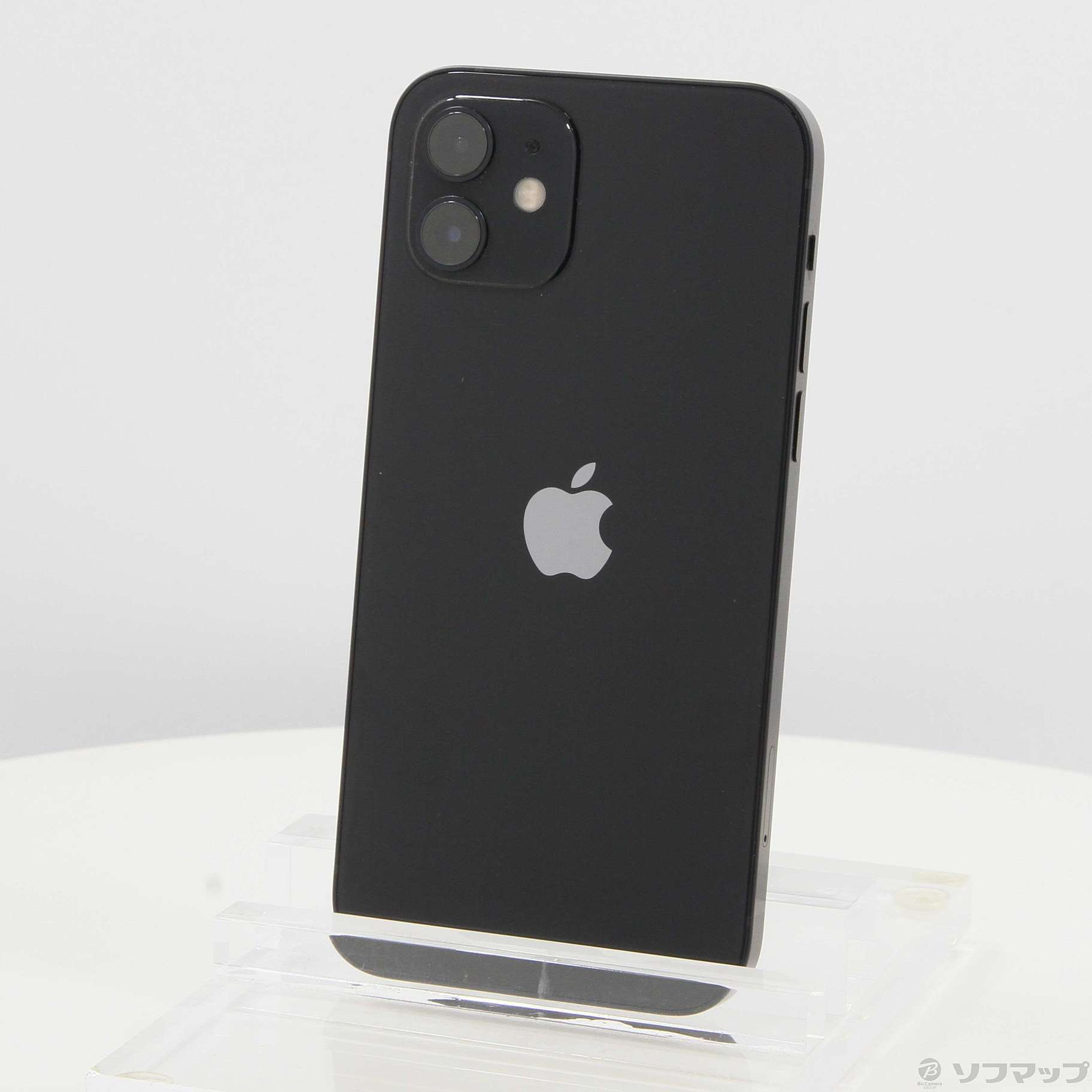 中古】iPhone12 64GB ブラック MGHN3J／A SIMフリー [2133050788784