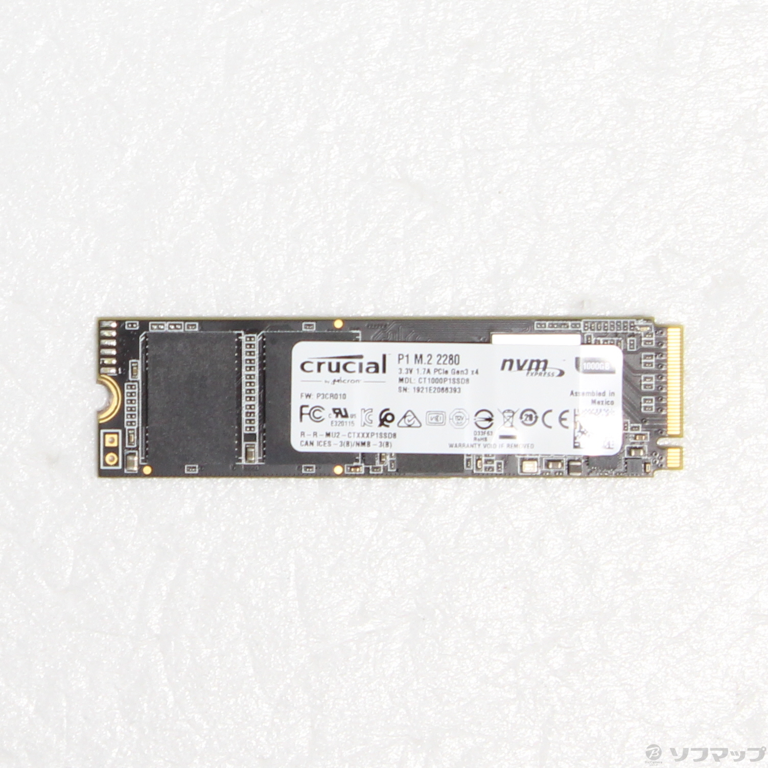 直販新品crucial CT1000P1SSD8JP 新品未使用品 PCパーツ