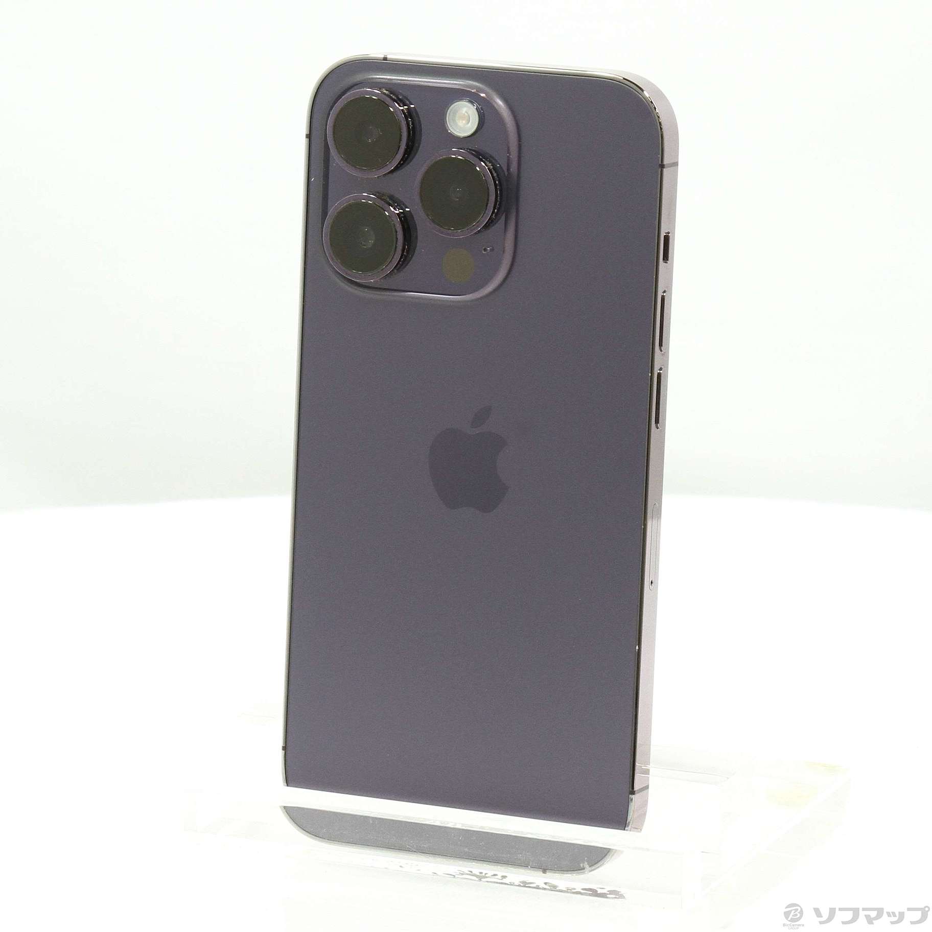 中古】iPhone14 Pro 128GB ディープパープル MQ0F3J／A SIMフリー