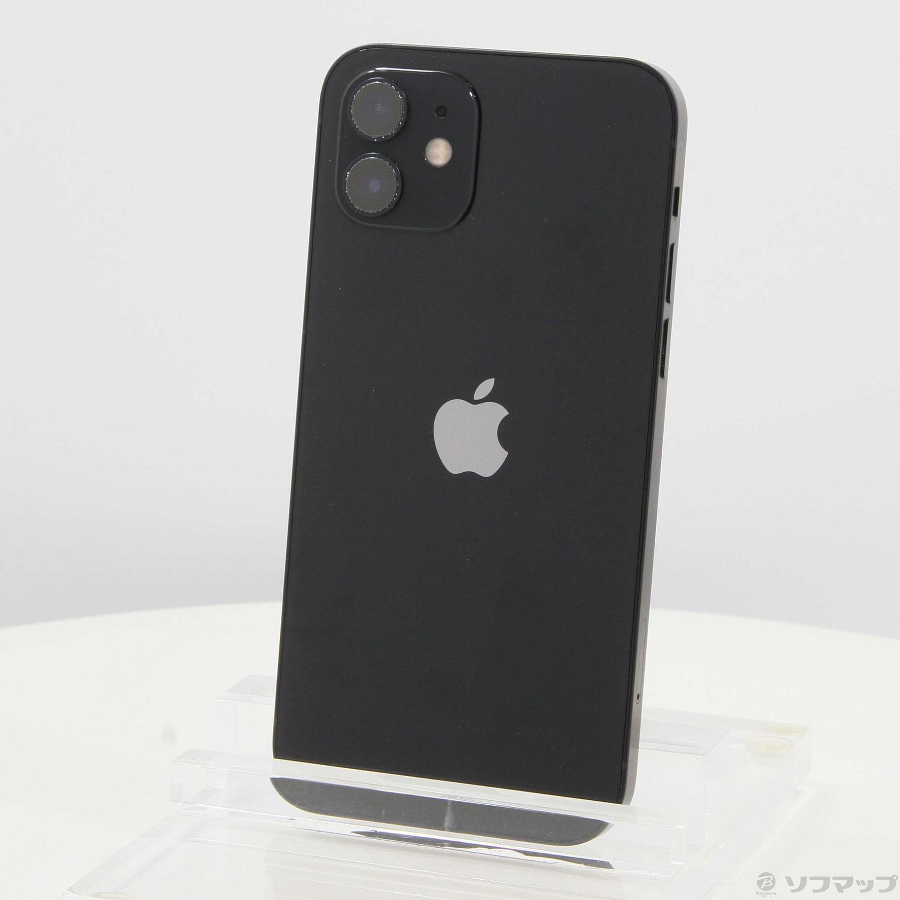 中古】iPhone12 64GB ブラック MGHN3J／A SIMフリー [2133050792910