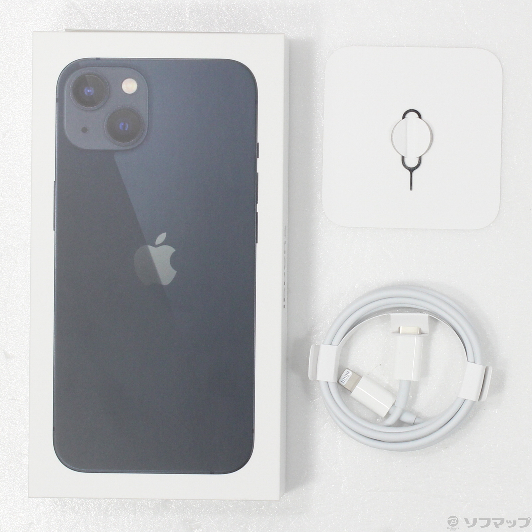 中古】iPhone13 128GB ミッドナイト MLNC3J／A SIMフリー