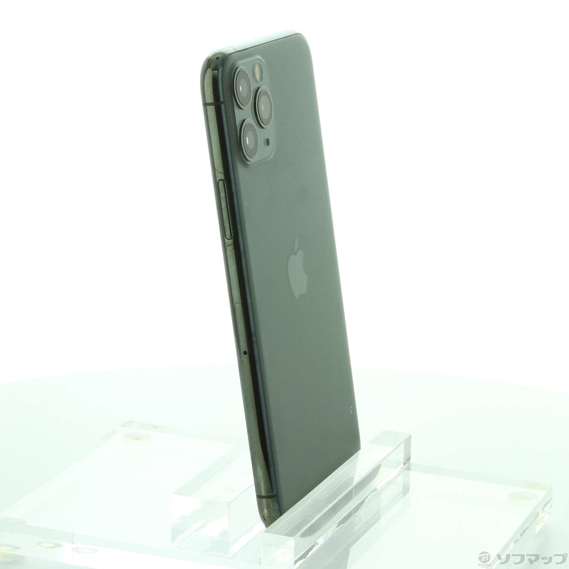 中古】iPhone11 Pro 512GB ミッドナイトグリーン MWCG2J／A SoftBank