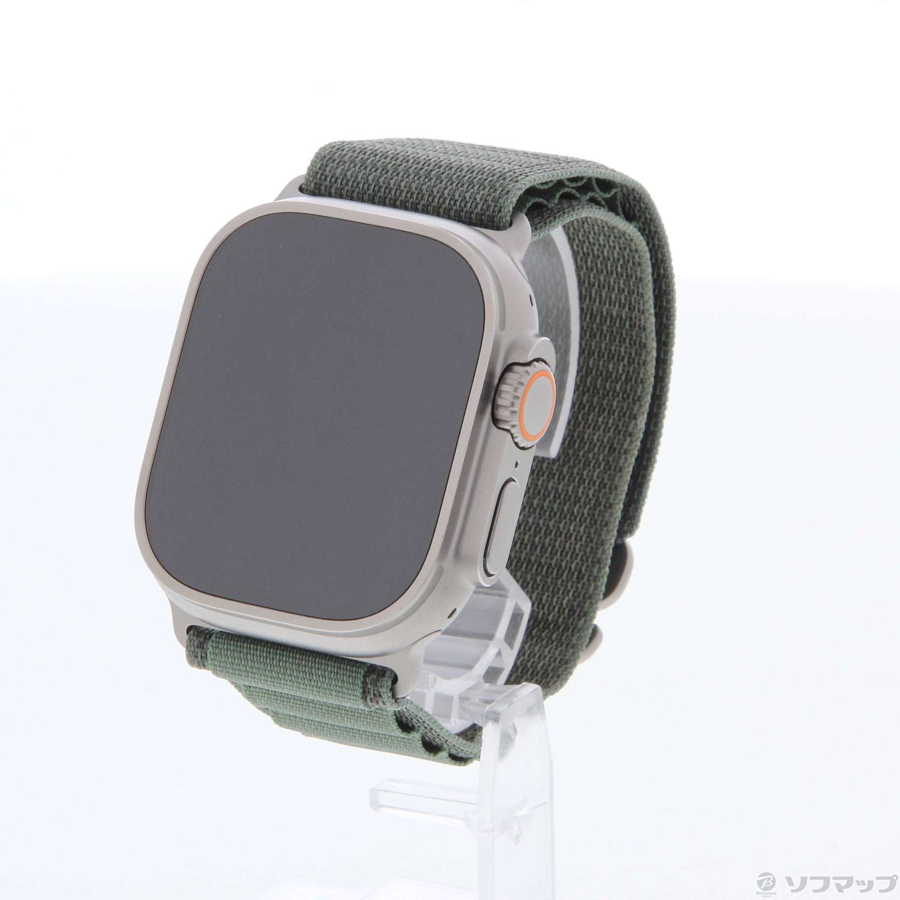 Apple Watch Ultra GPS + Cellular 49mm チタニウムケース グリーンアルパインループ