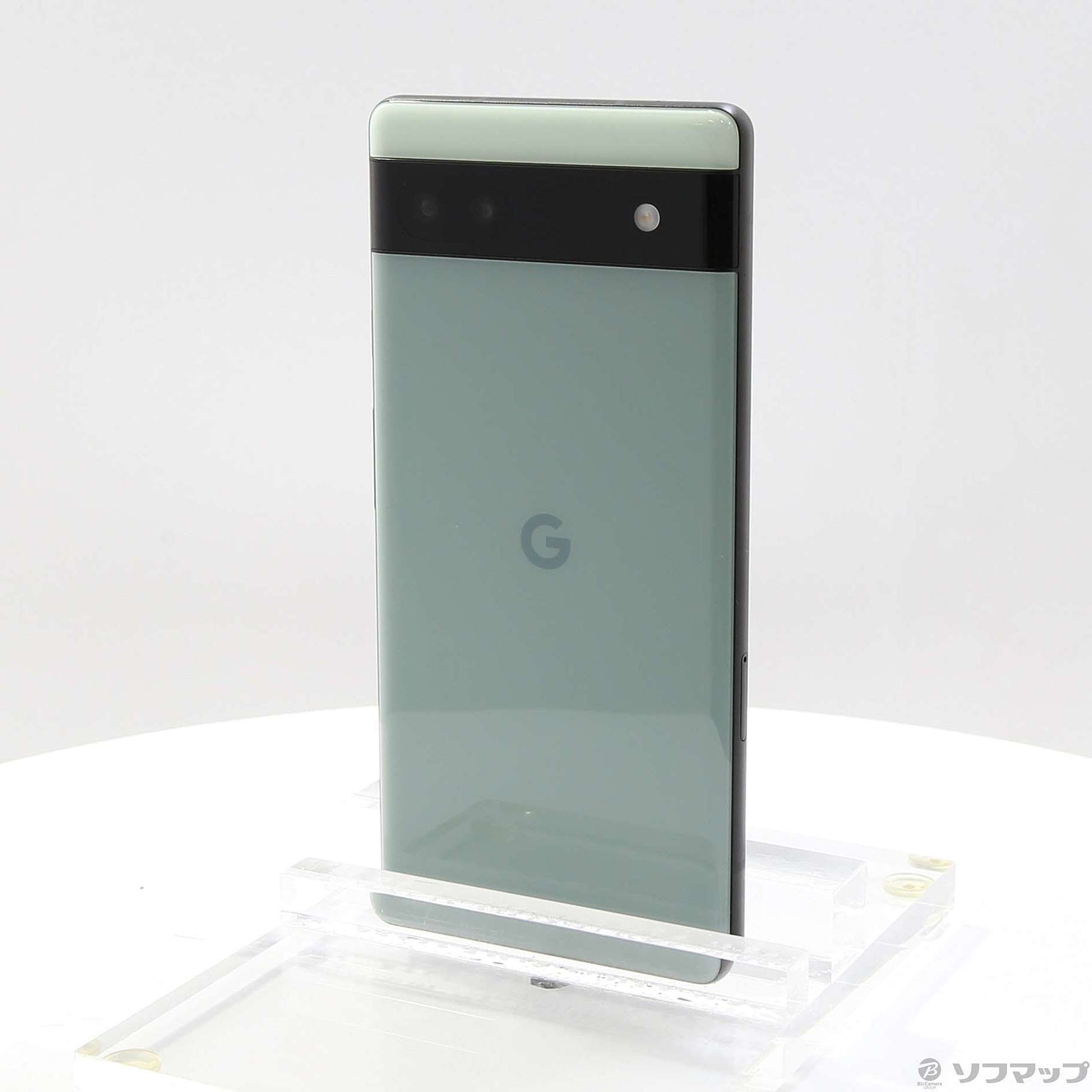 中古】Google Pixel 6a 128GB セージ GB17L auロック解除SIMフリー