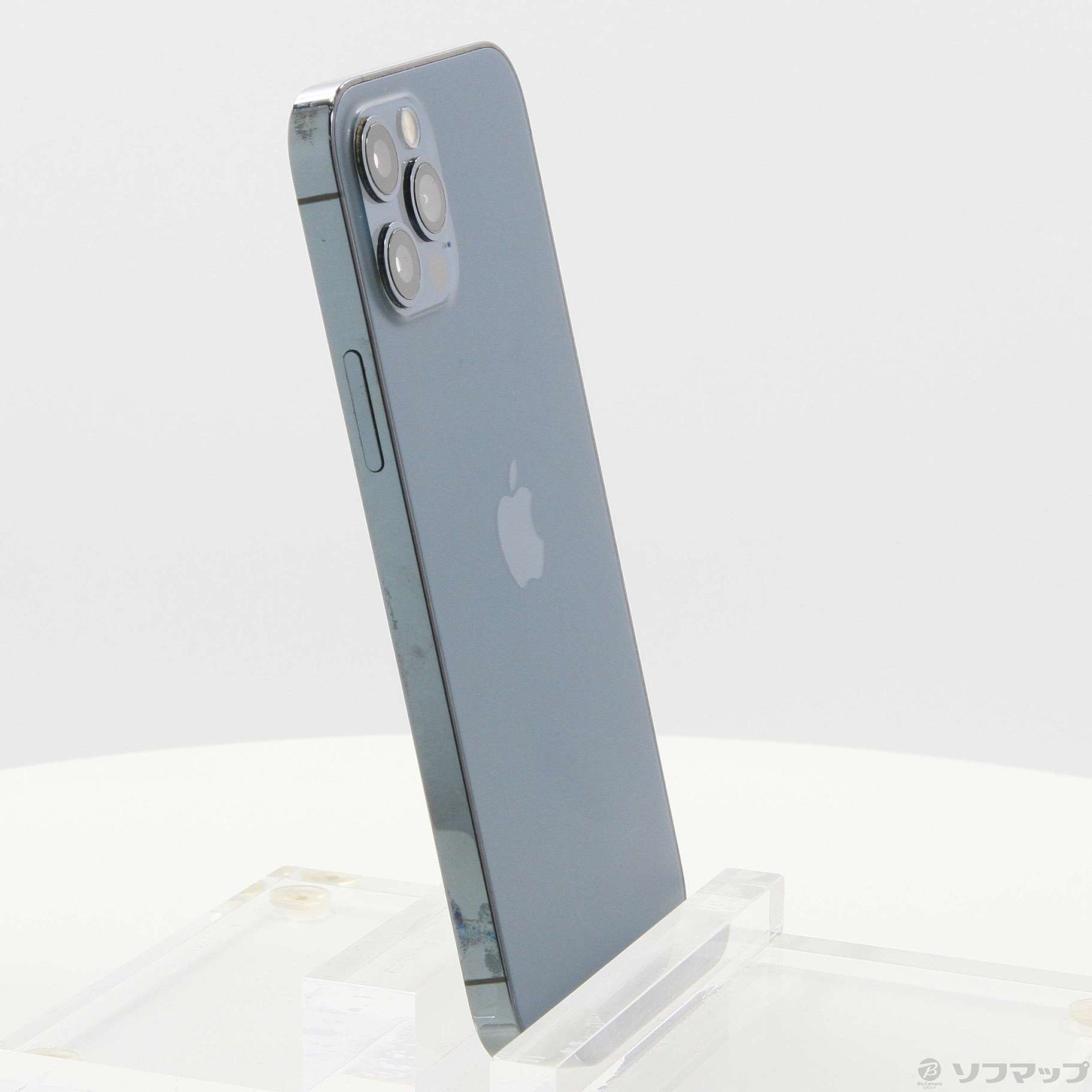 中古】iPhone12 Pro 256GB パシフィックブルー MGMD3J／A SIMフリー  