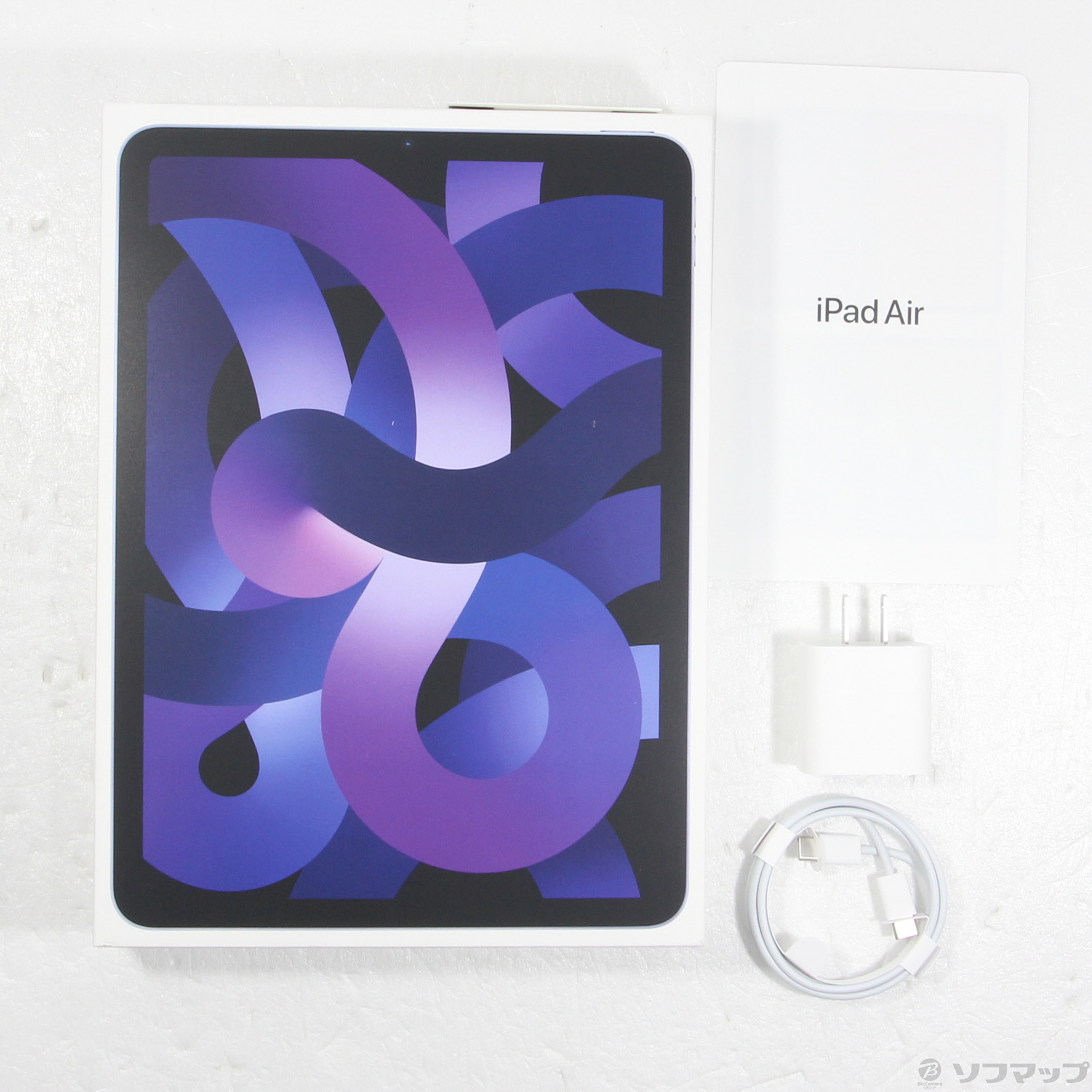 中古】iPad Air 第5世代 64GB パープル MME23J／A Wi-Fi 