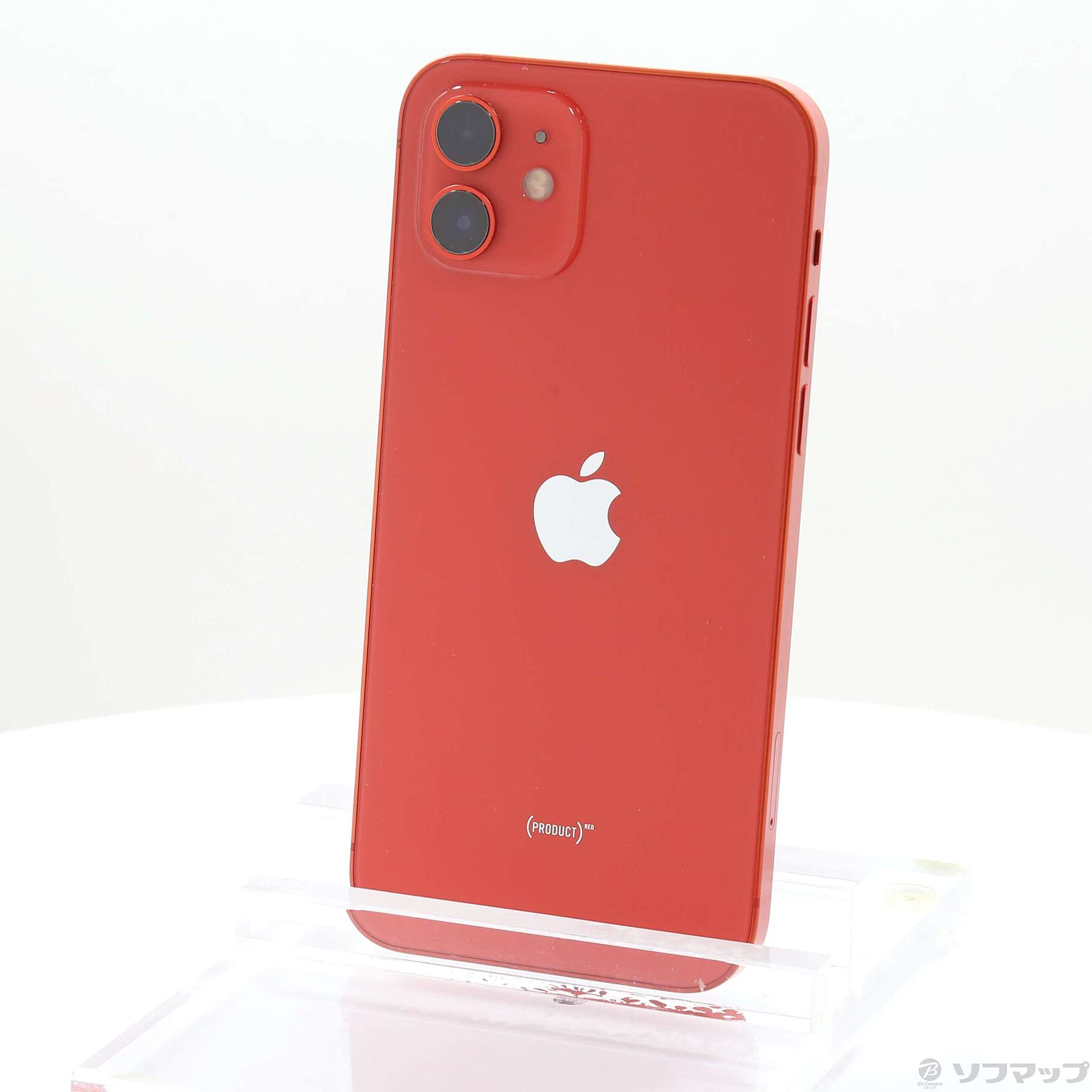 中古】iPhone12 64GB プロダクトレッド MGHQ3J／A SIMフリー