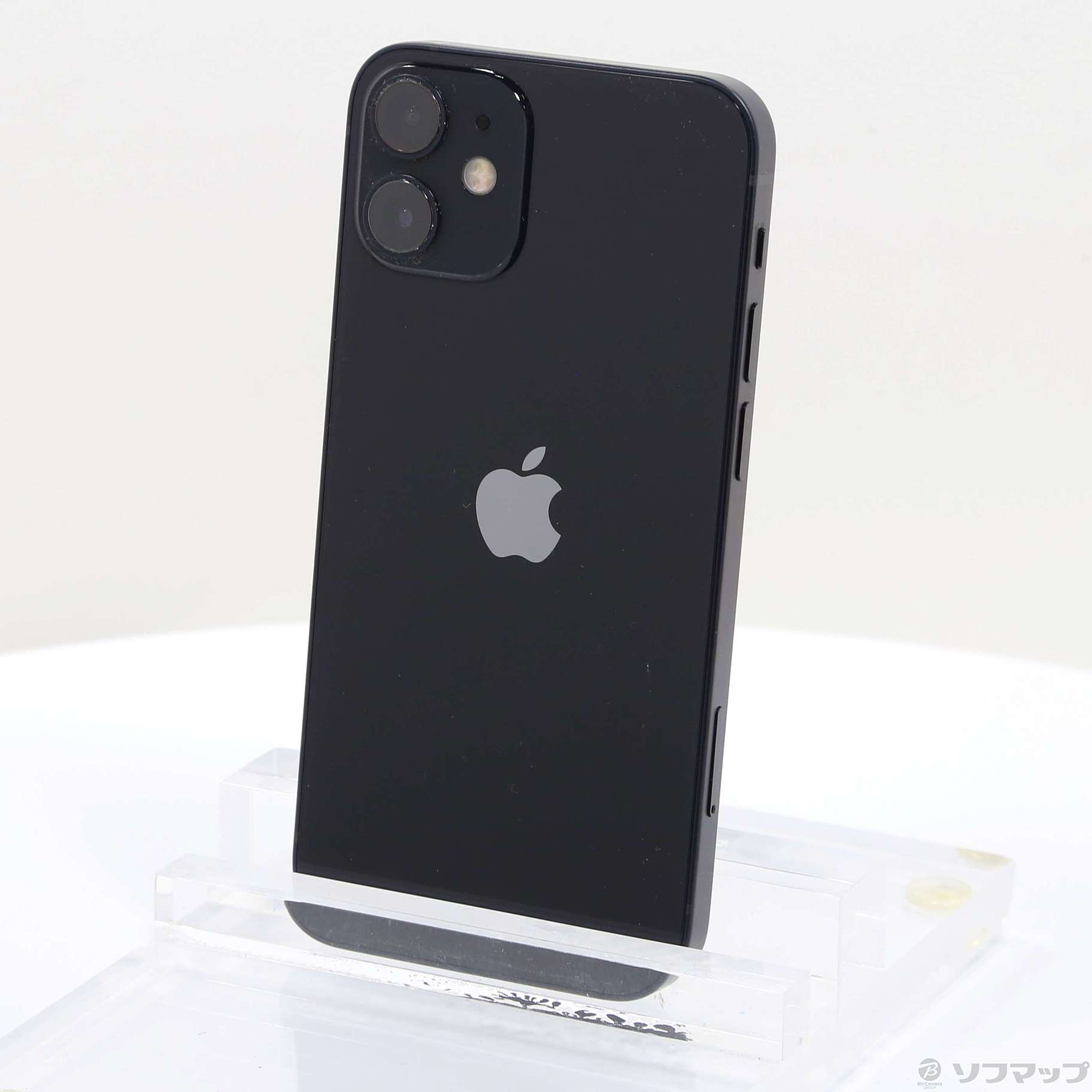 中古】iPhone12 mini 64GB ブラック MGA03J／A SIMフリー