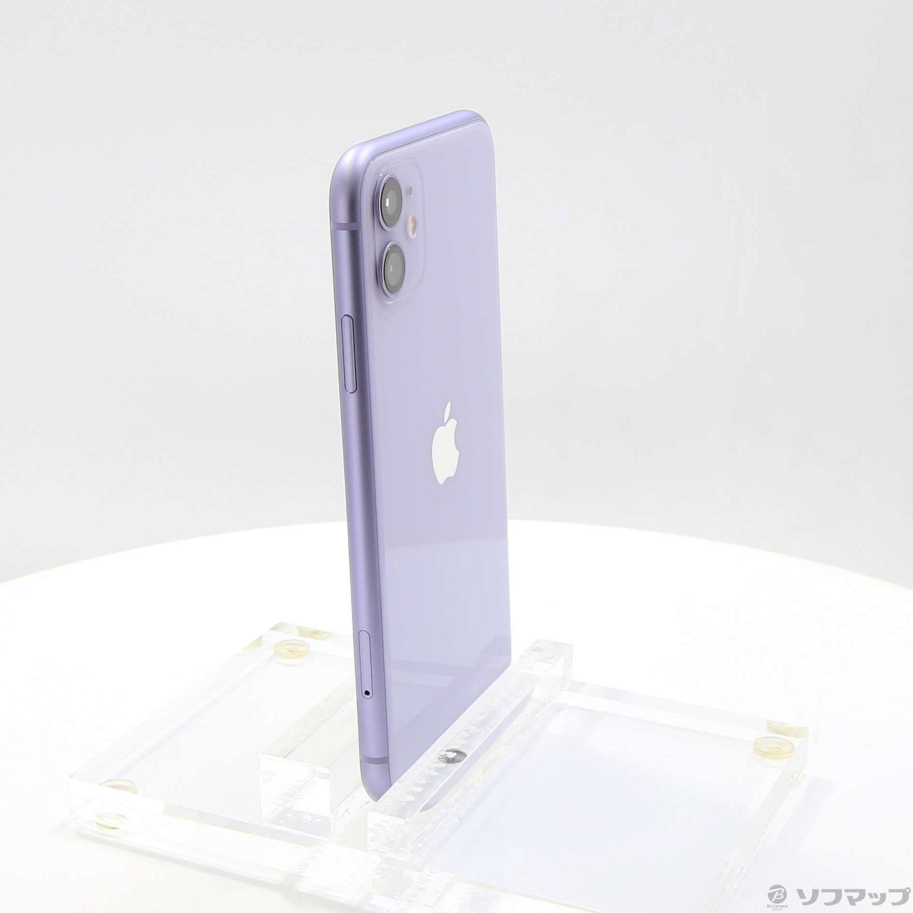 中古】iPhone11 64GB パープル MWLX2J／A SIMフリー