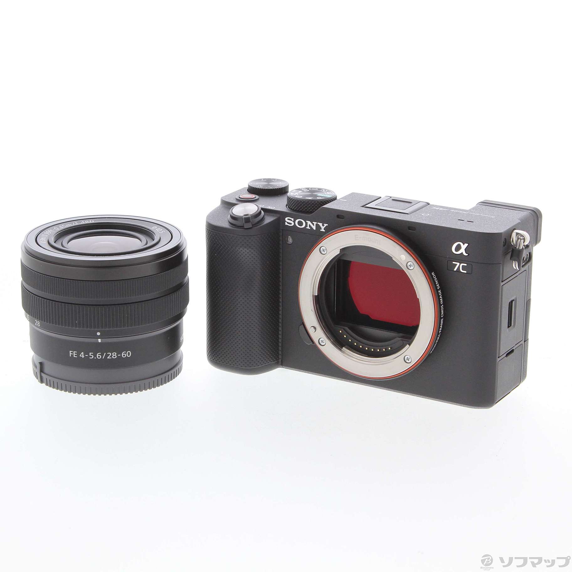 中古】α7C ズームレンズキット ブラック ILCE-7CL B [2133050838281