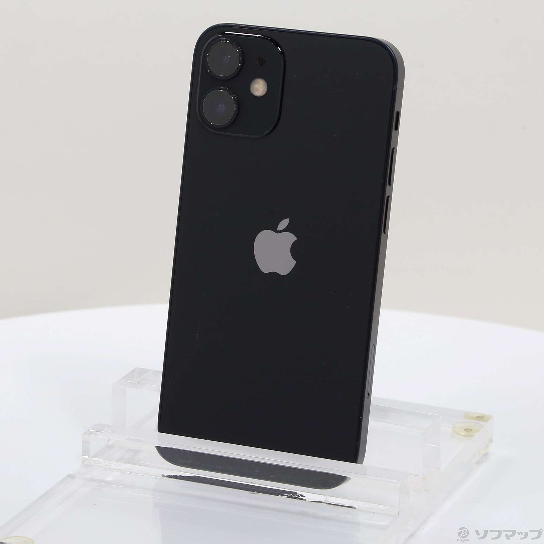 中古】iPhone12 mini 64GB ブラック MGA03J／A SIMフリー