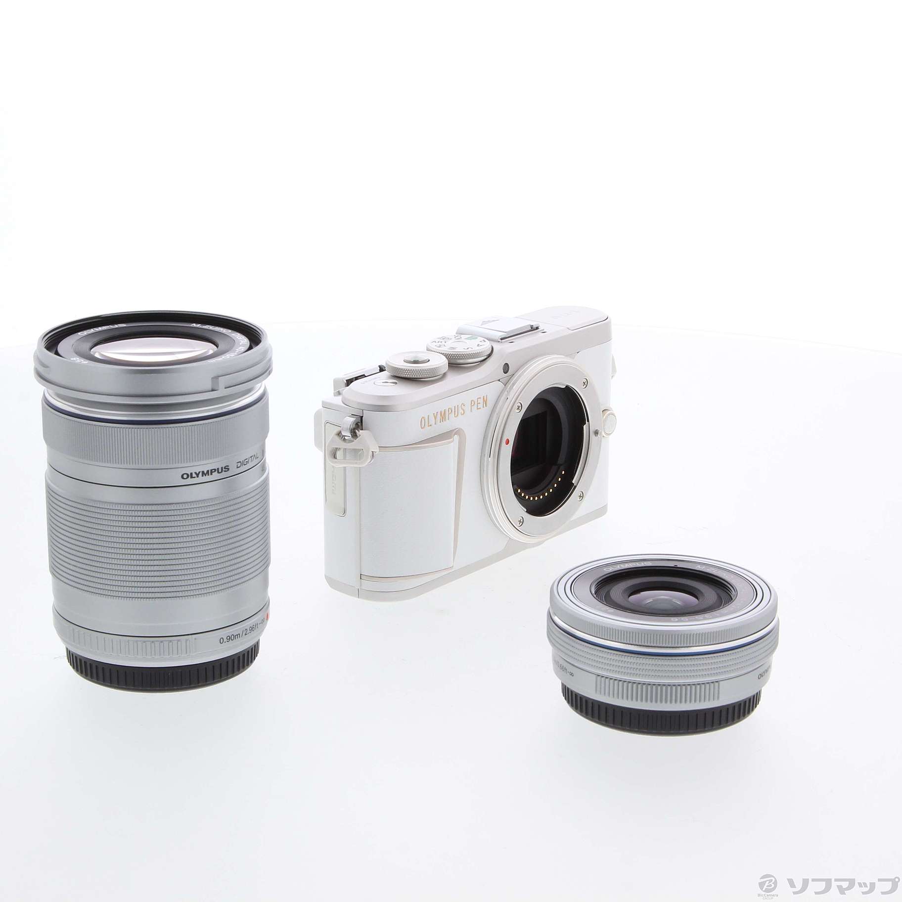 OLYMPUS PEN E-PL10 EZ ダブルズームキット WHITE-