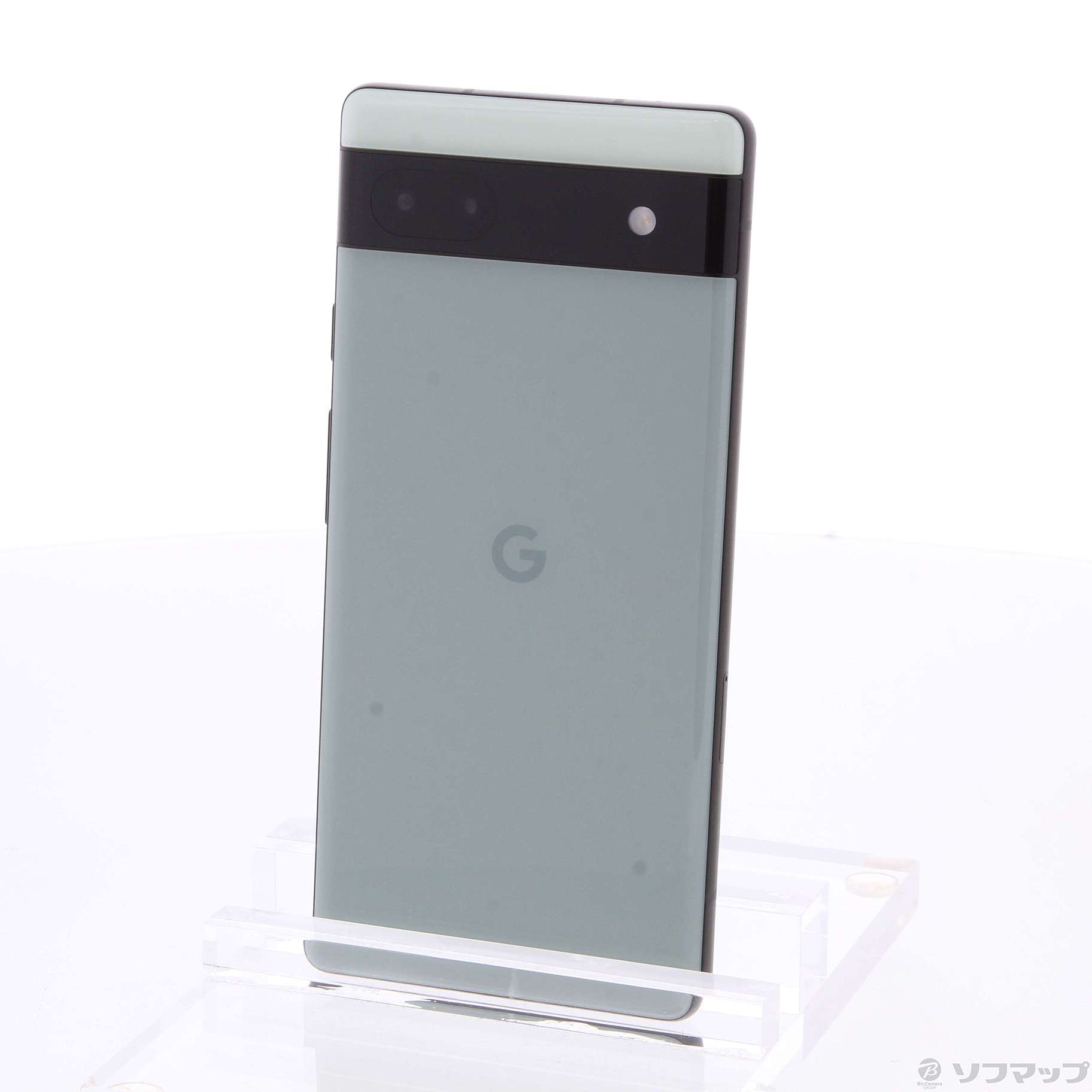 中古】Google Pixel 6a 128GB セージ GB17L auロック解除SIMフリー