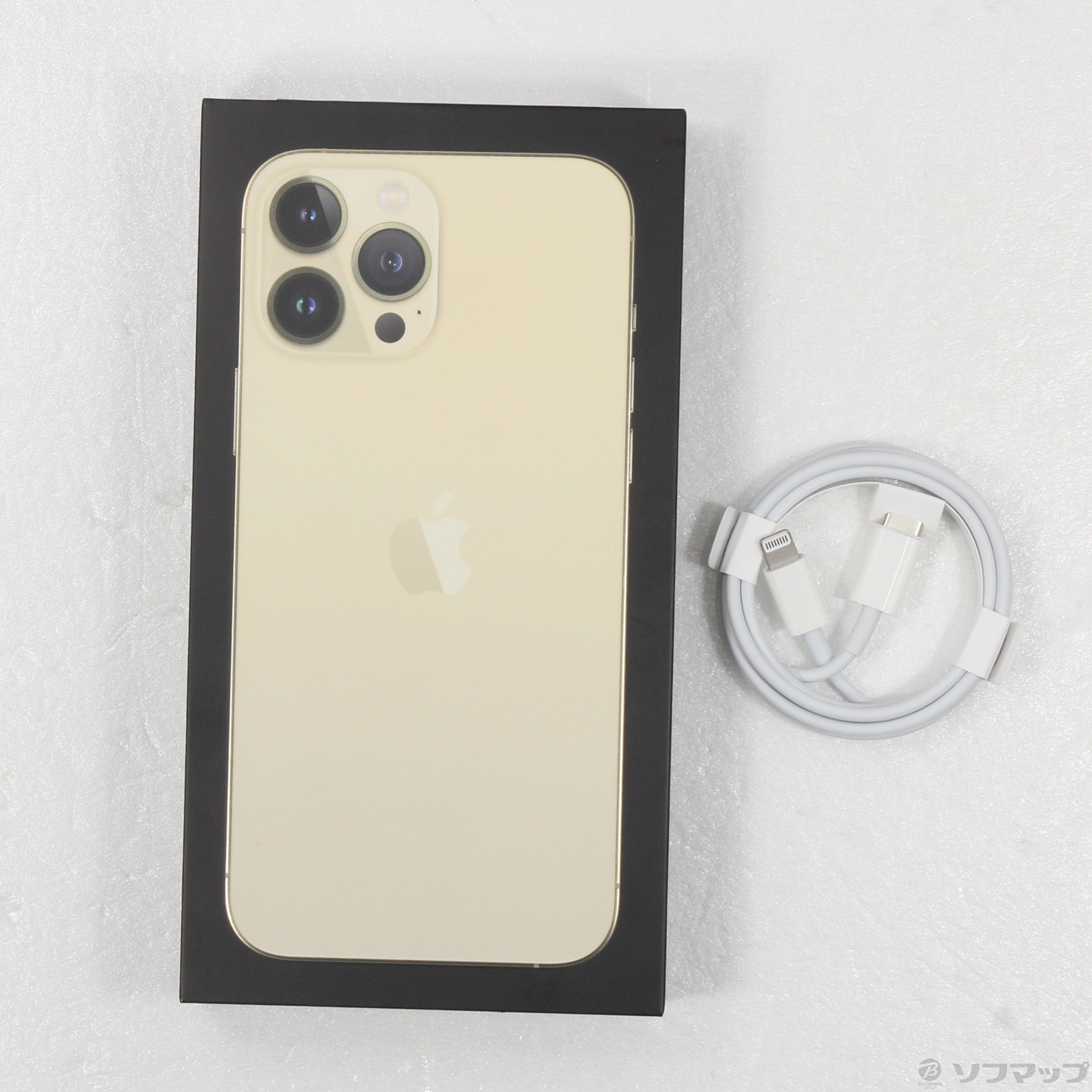 中古】iPhone13 Pro Max 256GB ゴールド MLJ／A3J／A SIMフリー