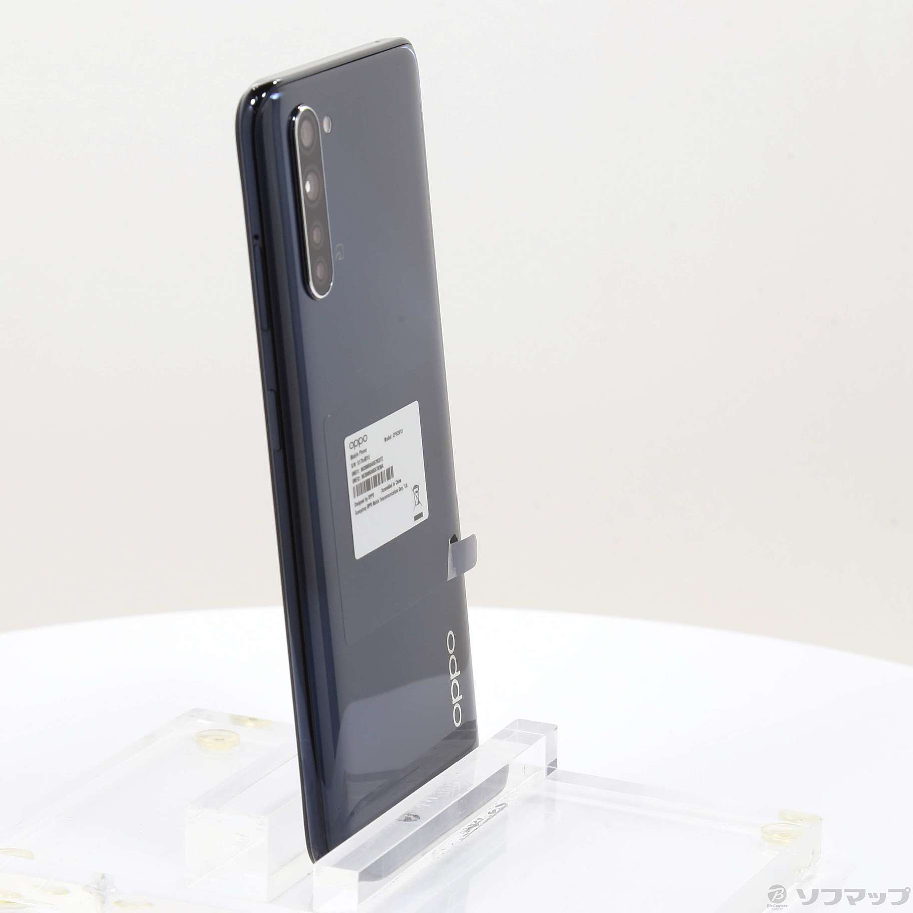 中古】OPPO Reno3 A 128GB ブラック OPU33SKU UQ mobile