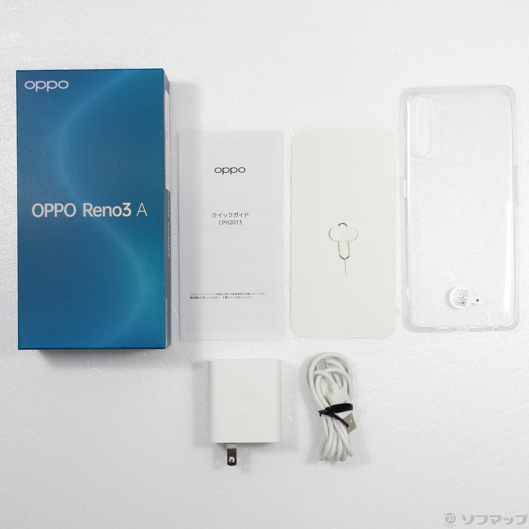 中古】OPPO Reno3 A 128GB ブラック OPU33SKU UQ mobile