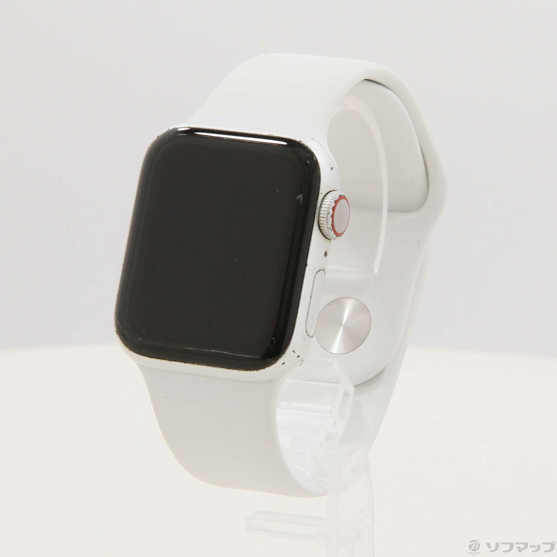 Apple Watch Series 5 GPS + Cellular 40mm シルバーアルミニウムケース ホワイトスポーツバンド