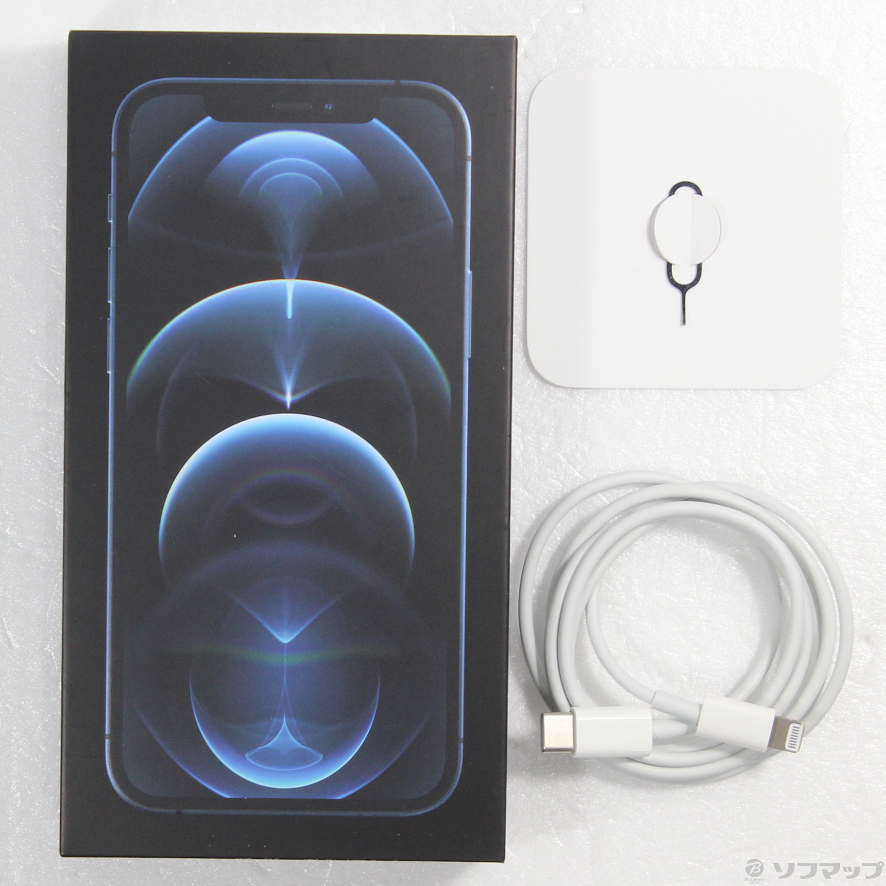 中古】iPhone12 Pro 128GB パシフィックブルー MGM83J／A SIMフリー