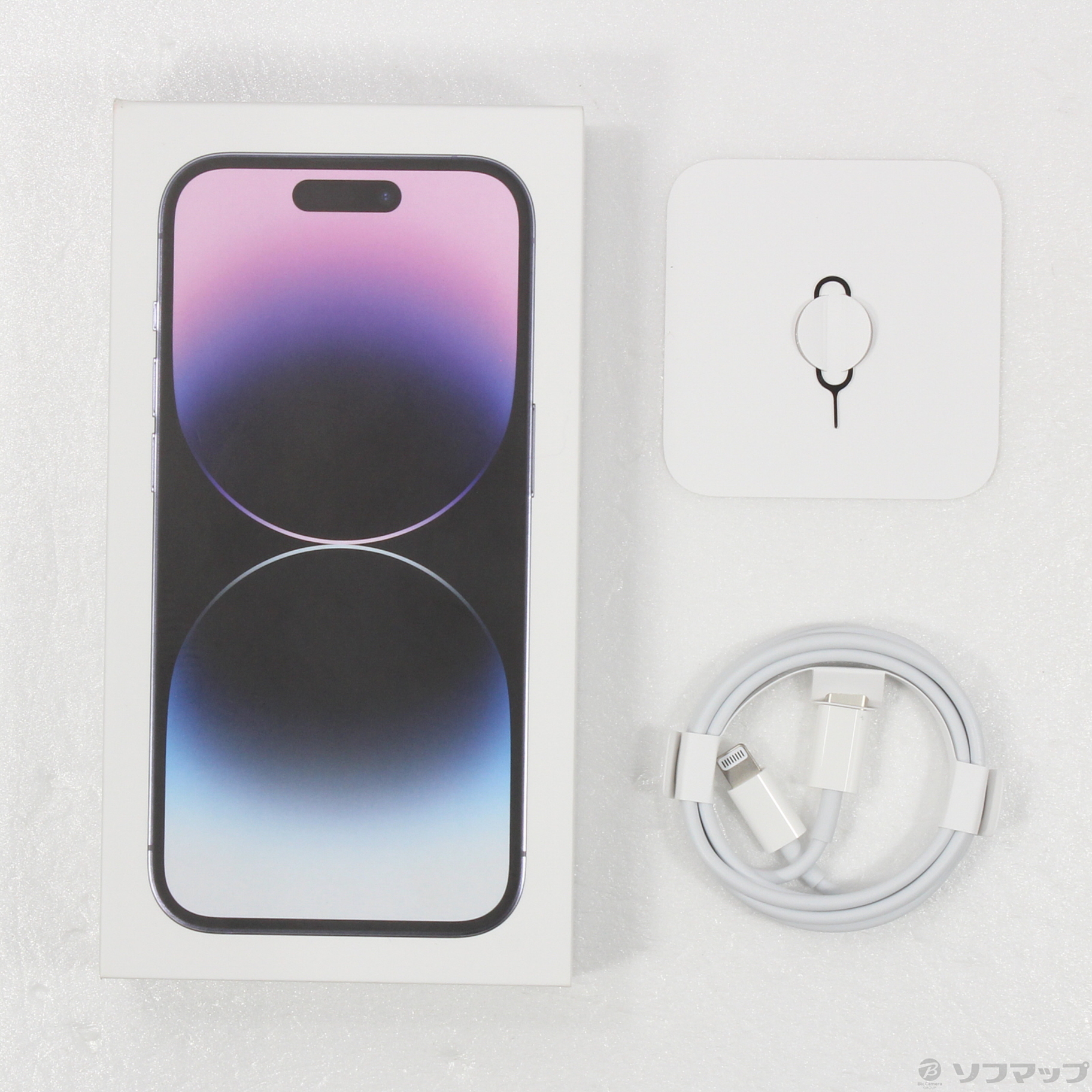 中古】iPhone14 Pro 512GB ディープパープル MQ283J／A SIM