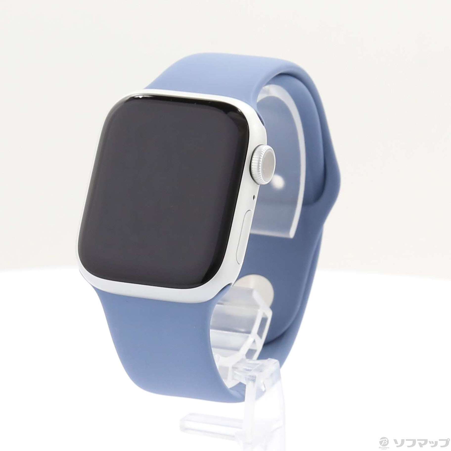 Apple Watch Series 8 GPS 41mm シルバーアルミニウムケース スレートブルースポーツバンド