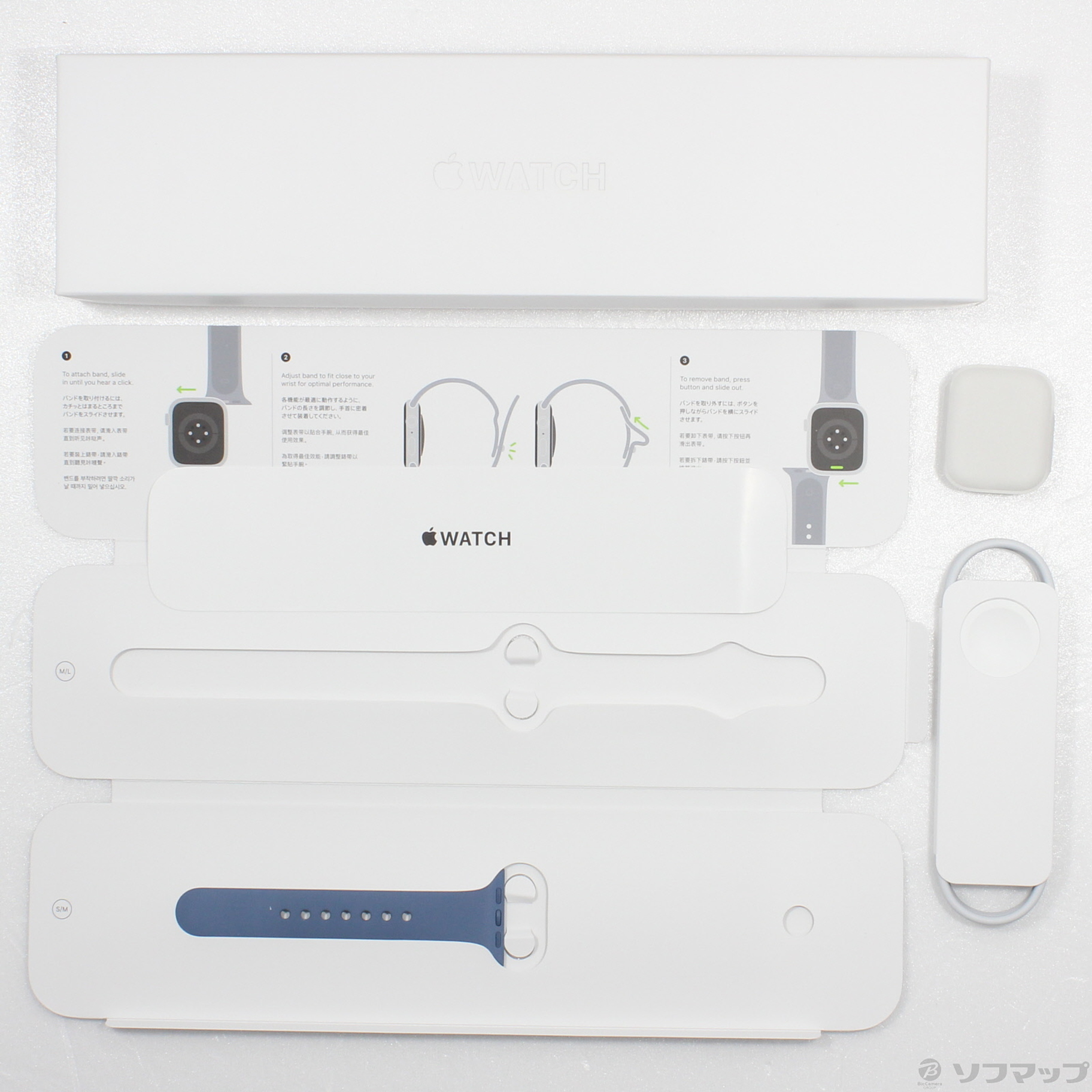 中古】【安心保証】 バンド無 Series8アルミ シルバー 大きけれ Apple 