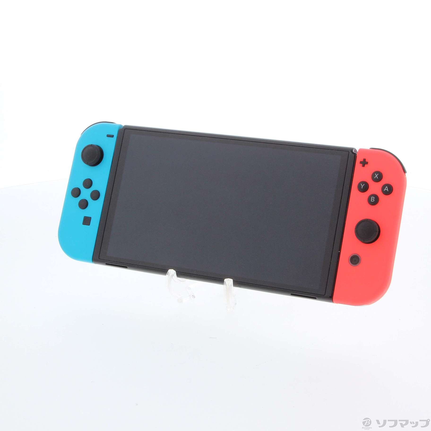 中古品〕 Nintendo Switch 有機ELモデル Joy-Con(L) ネオンブルー／(R