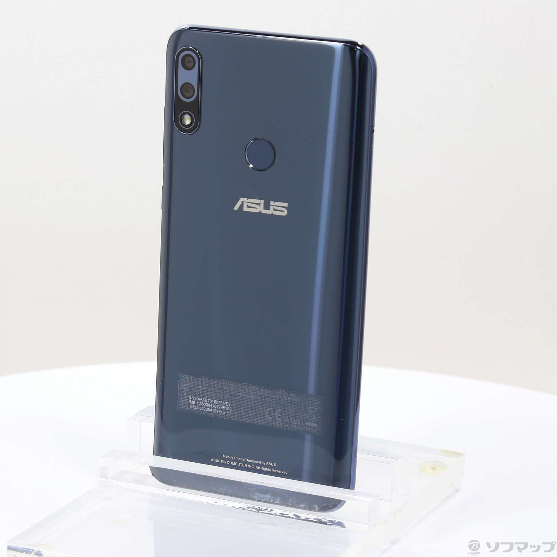 中古】ZenFone Max Pro M2 64GB ミッドナイトブルー ZB631KL-BL64S4 ...