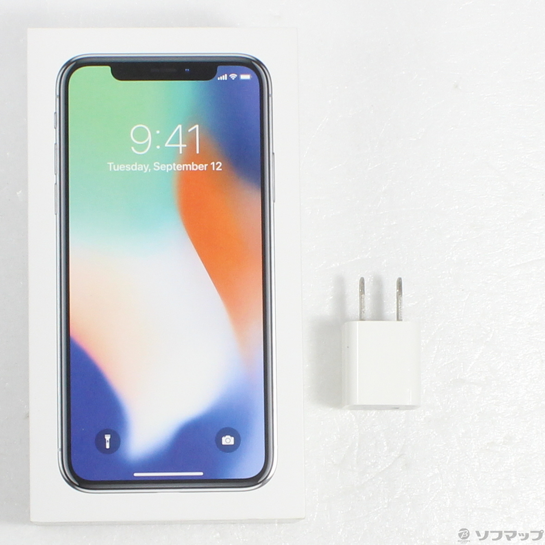 Apple iPhone X 256GB シルバー MQC22J/A-