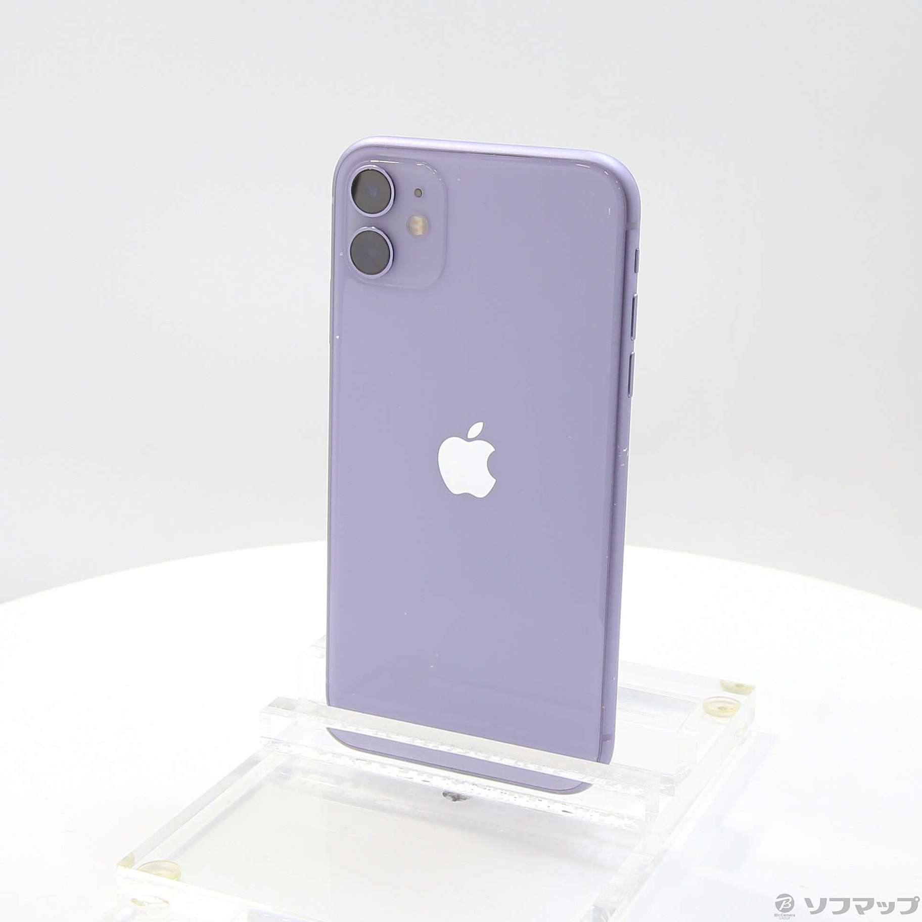 中古】iPhone11 128GB パープル MWM52J／A SIMフリー [2133050890975